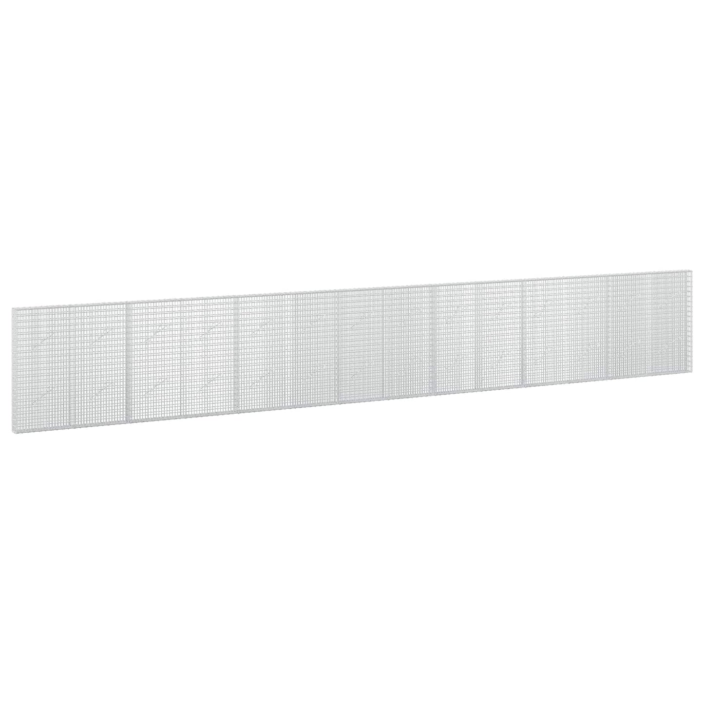 vidaXL Γκαμπιόν με σύρμα 5 mm και πλέγμα 5x2,5 cm 700x10x100 εκ.