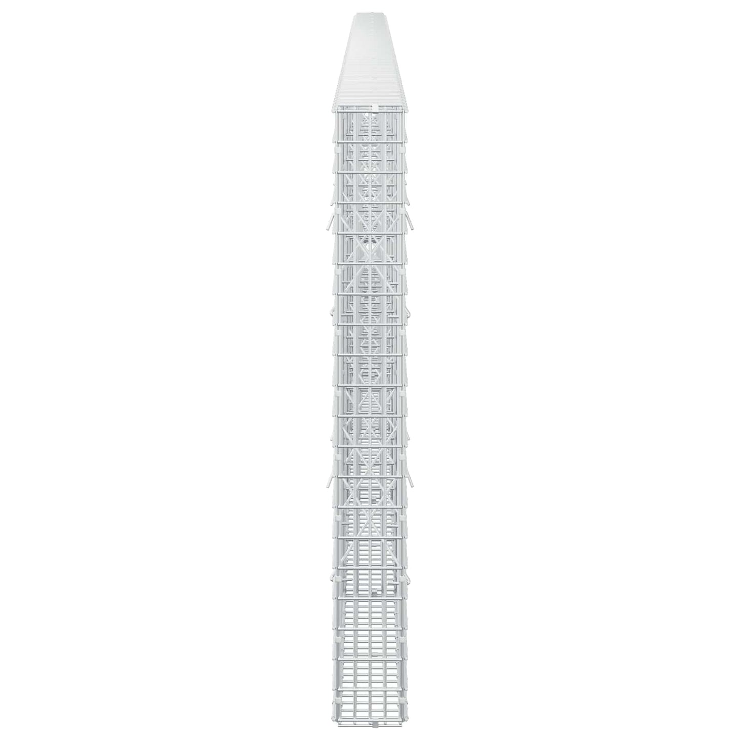 vidaXL Γκαμπιόν με σύρμα 5 mm και πλέγμα 5x2,5 cm 700x10x100 εκ.