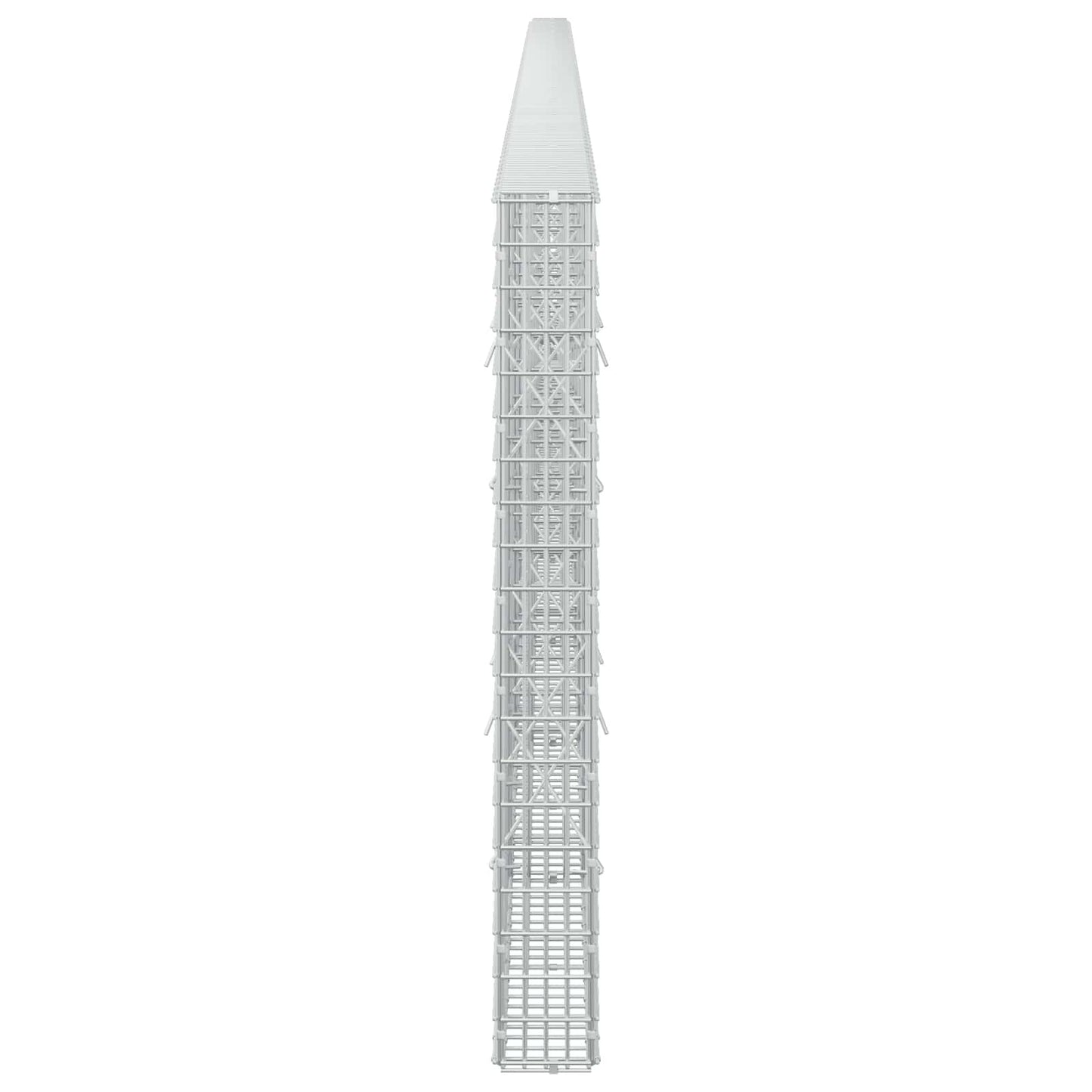 vidaXL Γκαμπιόν με σύρμα 5 mm και πλέγμα 5x2,5 cm 850x10x100 εκ