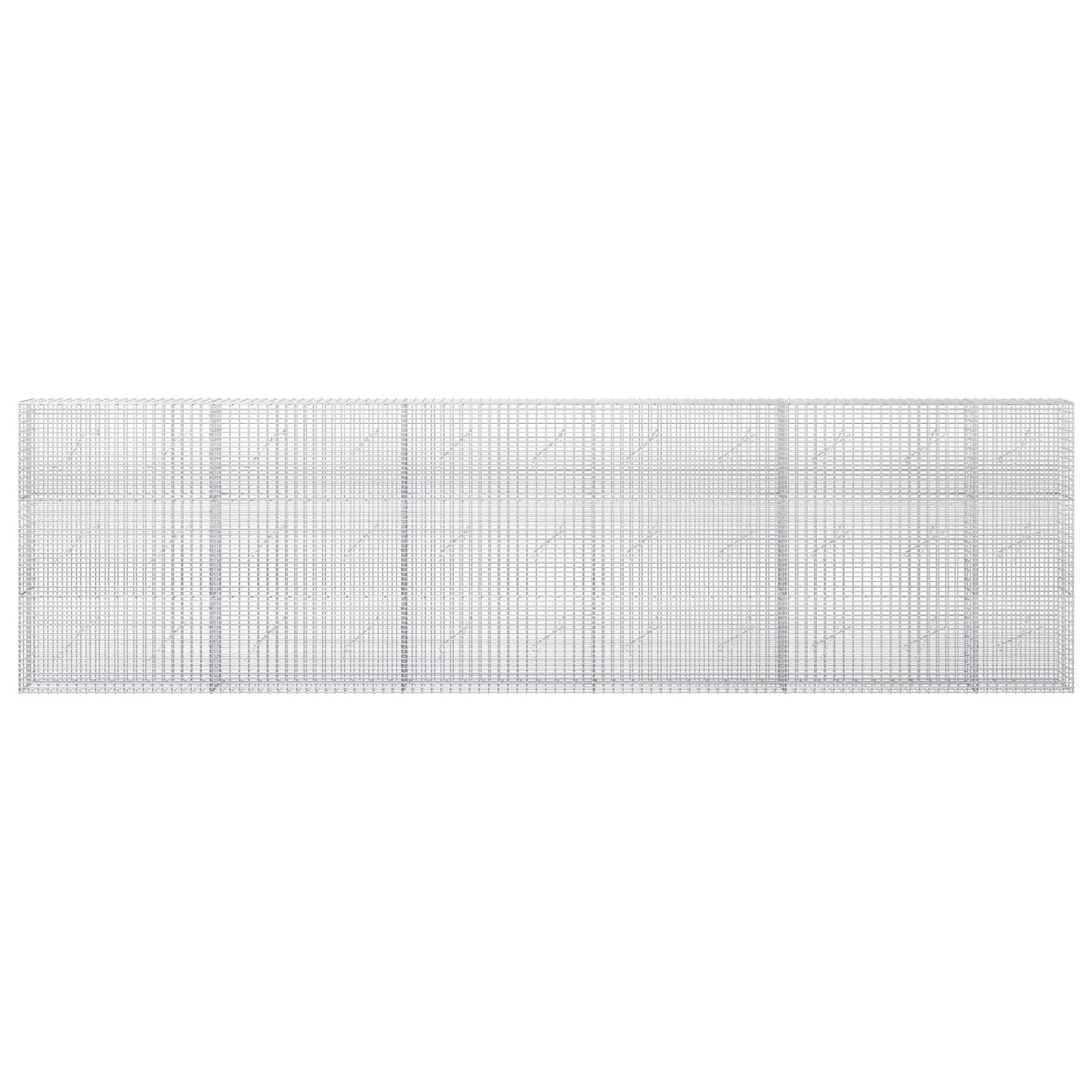 vidaXL Γκαμπιόν με σύρμα 5 mm και πλέγμα 5x2,5 cm 550x10x150 εκ
