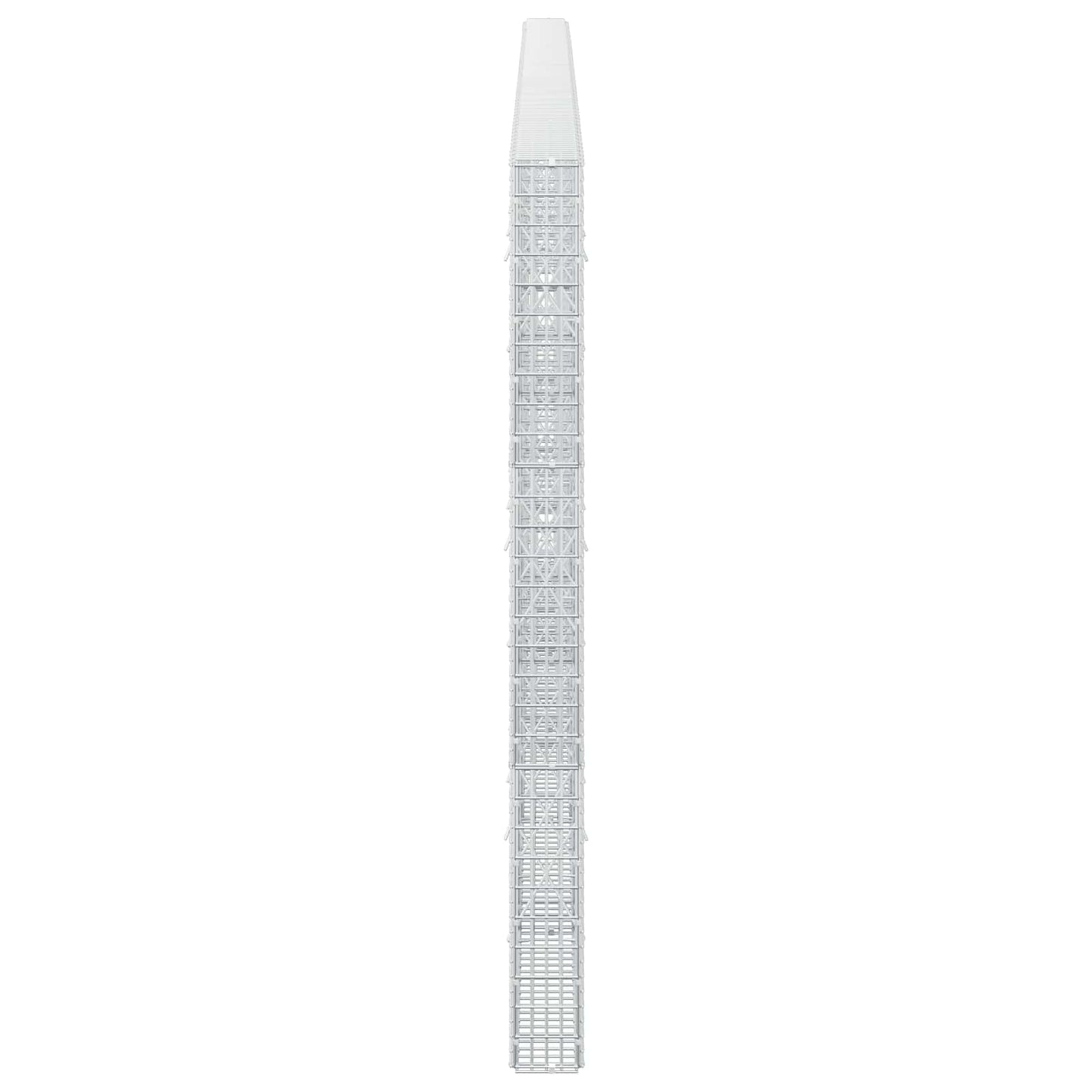 vidaXL Γκαμπιόν με σύρμα 5 mm και πλέγμα 5x2,5 cm 550x10x150 εκ