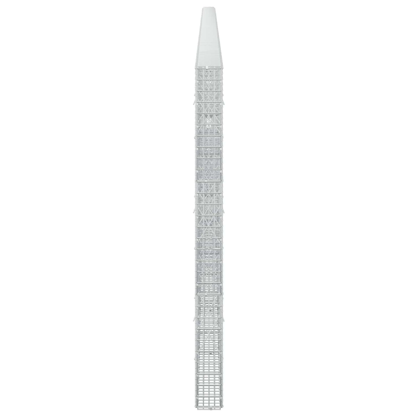 vidaXL Γκαμπιόν με σύρμα 5 mm και πλέγμα 5x2,5 cm 900x10x150 εκ