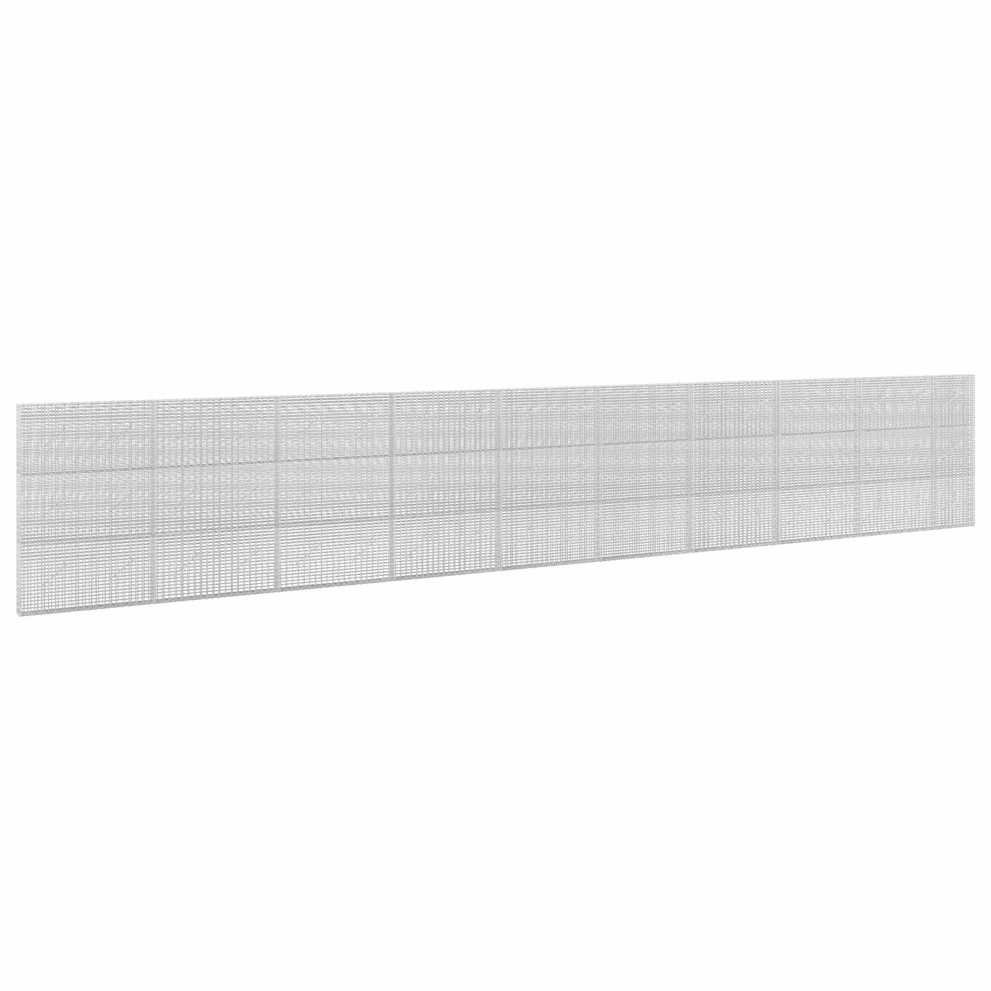 vidaXL Γκαμπιόν με σύρμα 5 mm και πλέγμα 5x2,5 cm 950x10x150 εκ