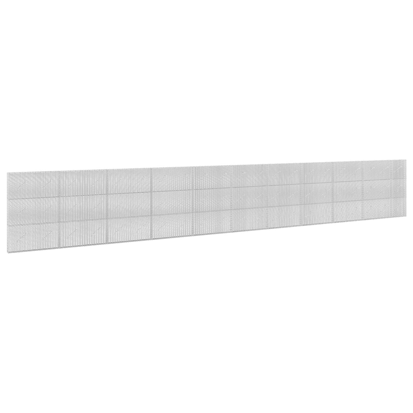 vidaXL Γκαμπιόν με σύρμα 5 mm και πλέγμα 5x2,5 cm 1050x10x150 εκ