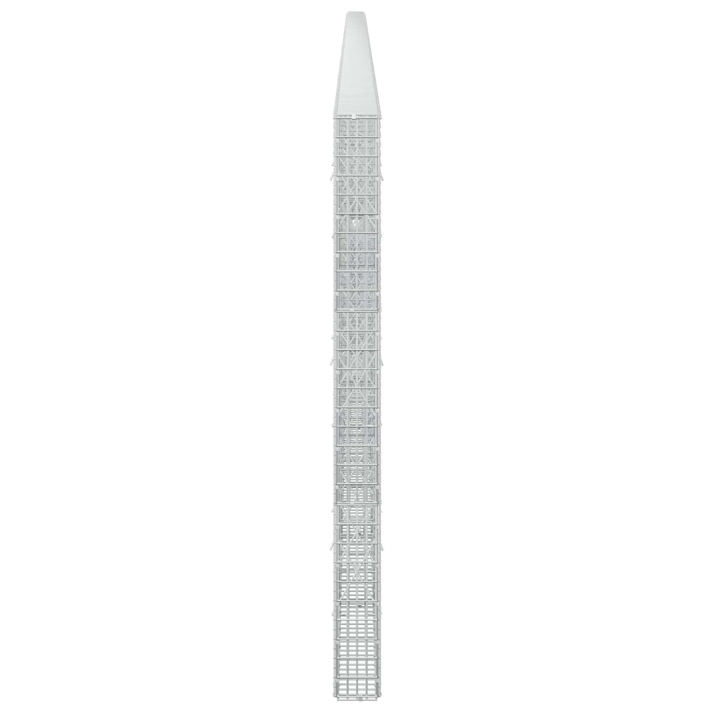 vidaXL Γκαμπιόν με σύρμα 5 mm και πλέγμα 5x2,5 cm 1150x10x150 εκ