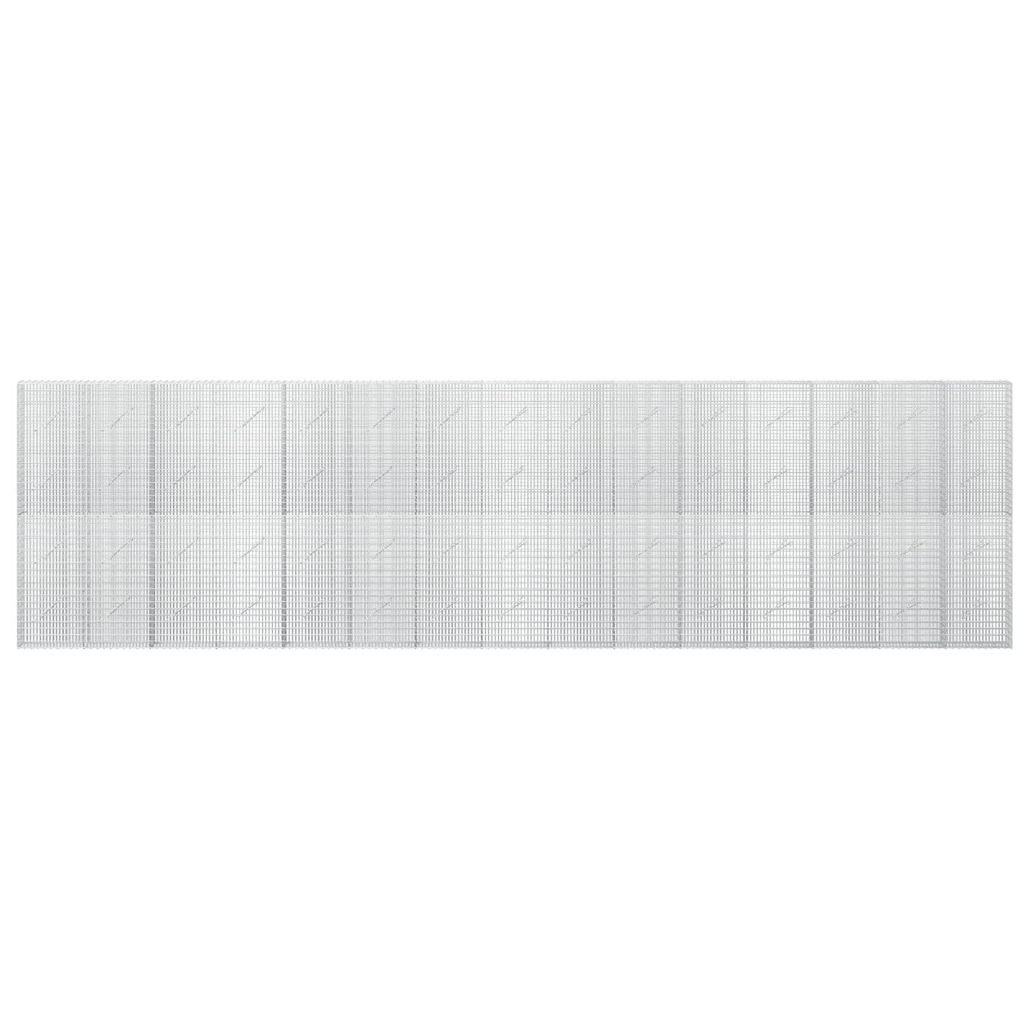 vidaXL Γκαμπιόν με σύρμα 5 mm και πλέγμα 5x2,5 cm 750x10x200 εκ
