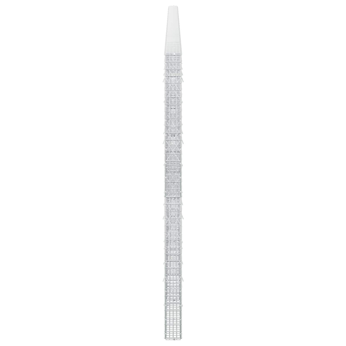 vidaXL Γκαμπιόν με σύρμα 5 mm και πλέγμα 5x2,5 cm 800x10x200 εκ
