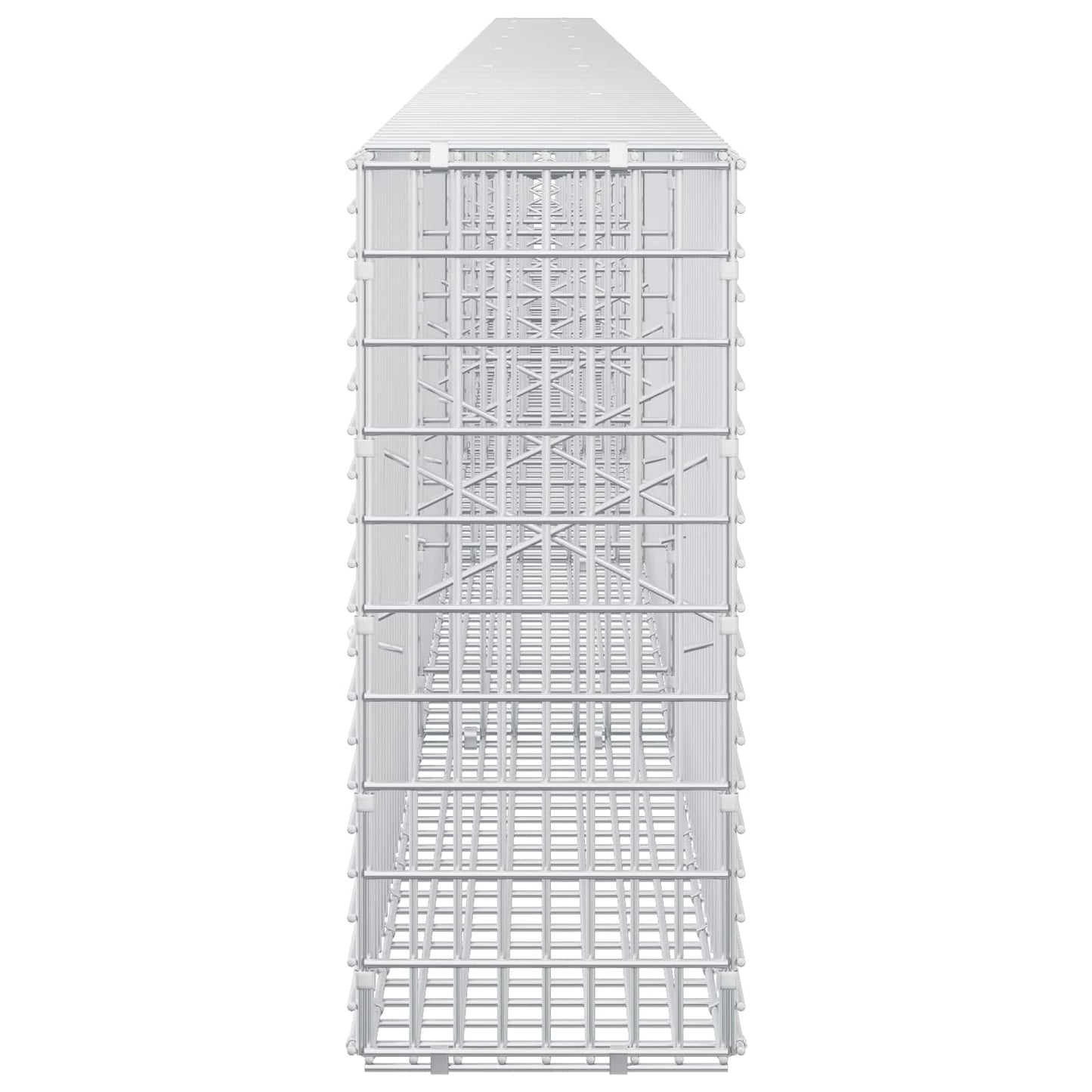 vidaXL Γκαμπιόν με σύρμα 5 mm και πλέγμα 5x2,5 cm 650x20x50 εκ