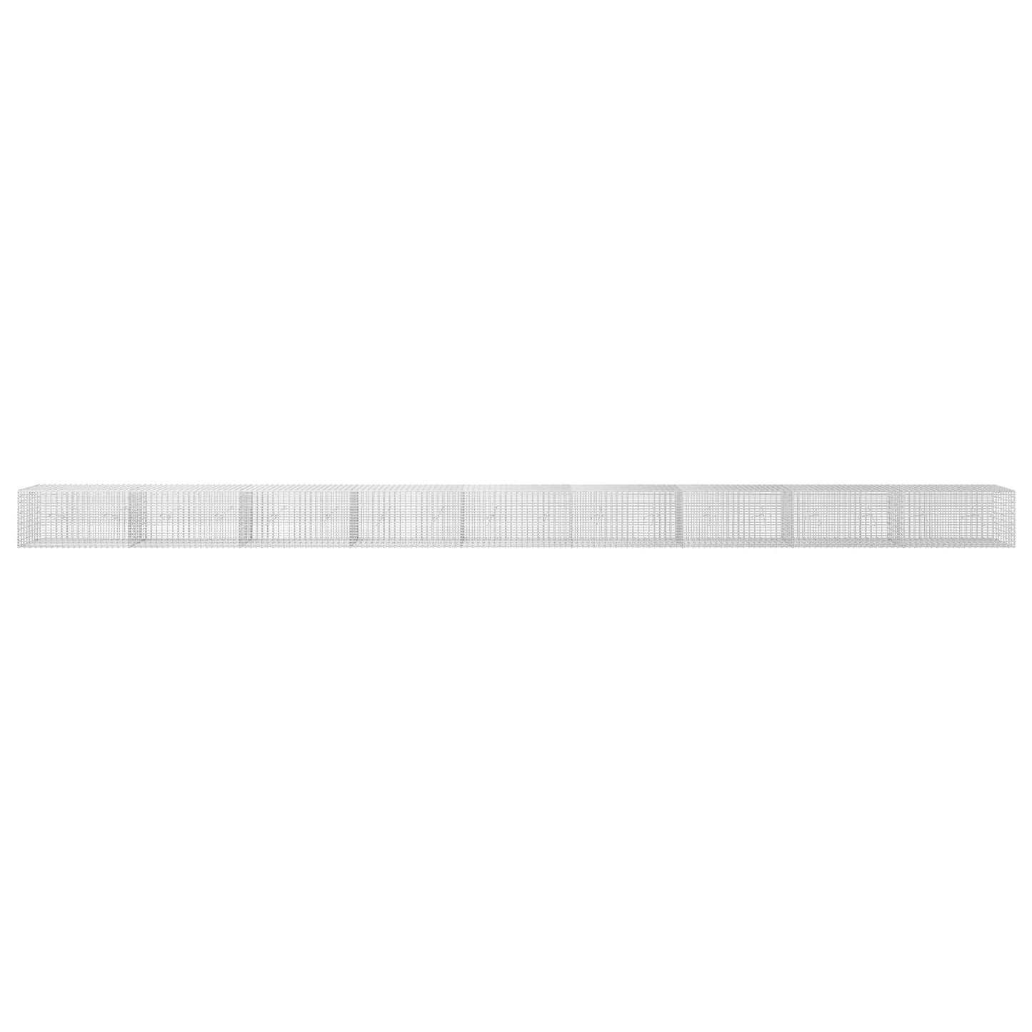 vidaXL Γκαμπιόν με σύρμα 5 mm και πλέγμα 5x2,5 cm 900x20x50 εκ