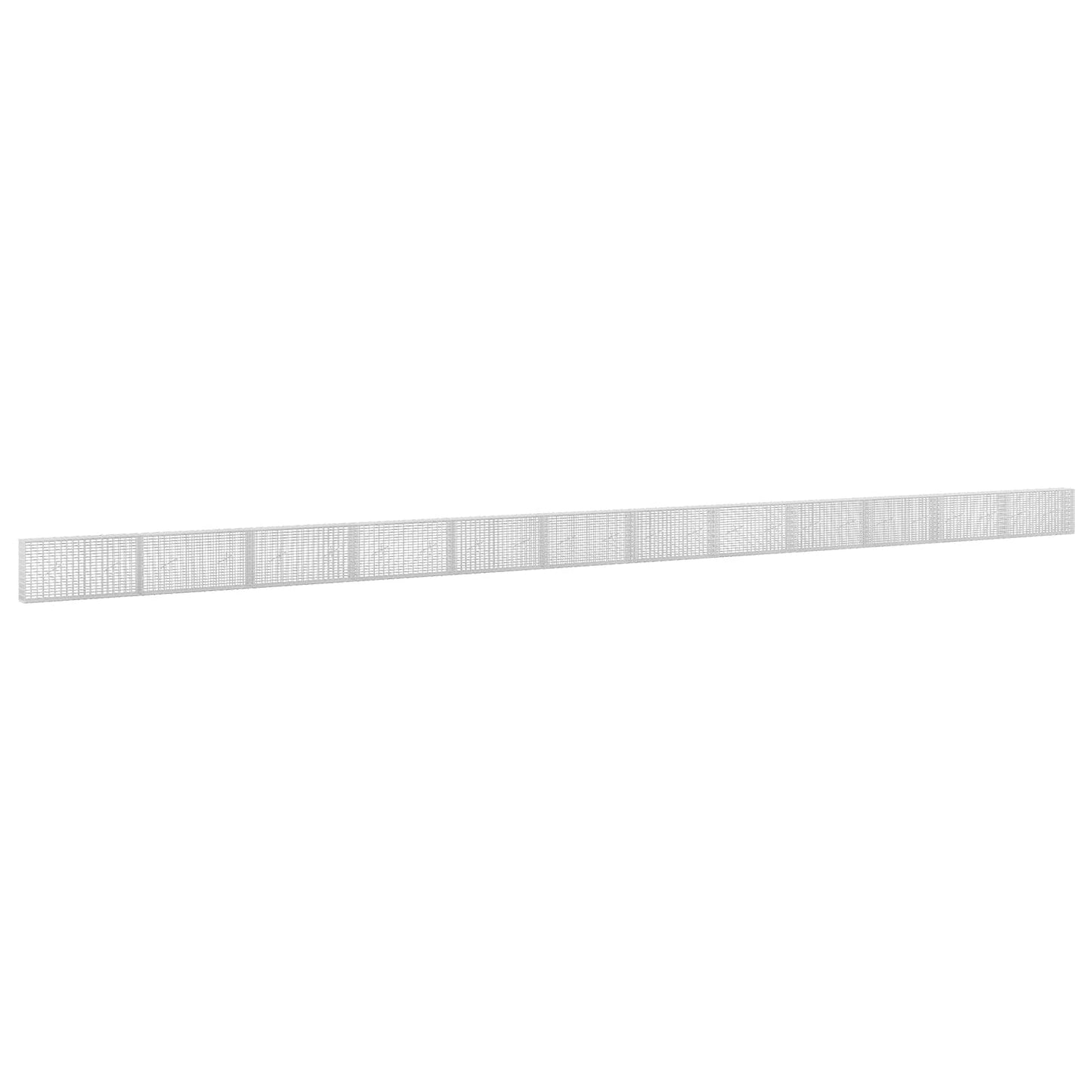 vidaXL Γκαμπιόν με σύρμα 5 mm και πλέγμα 5x2,5 cm 1200x20x50 εκ