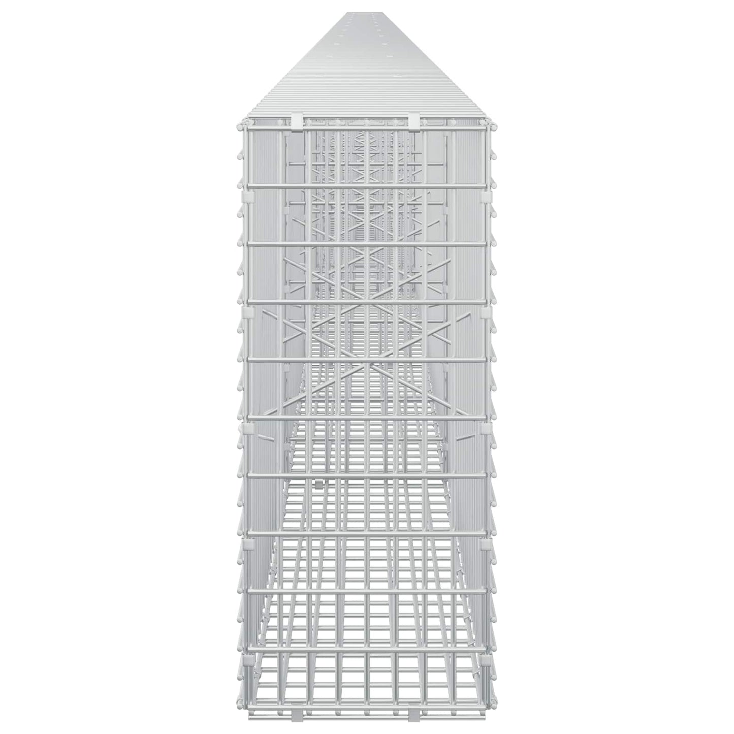 vidaXL Γκαμπιόν με σύρμα 5 mm και πλέγμα 5x2,5 cm 1200x20x50 εκ