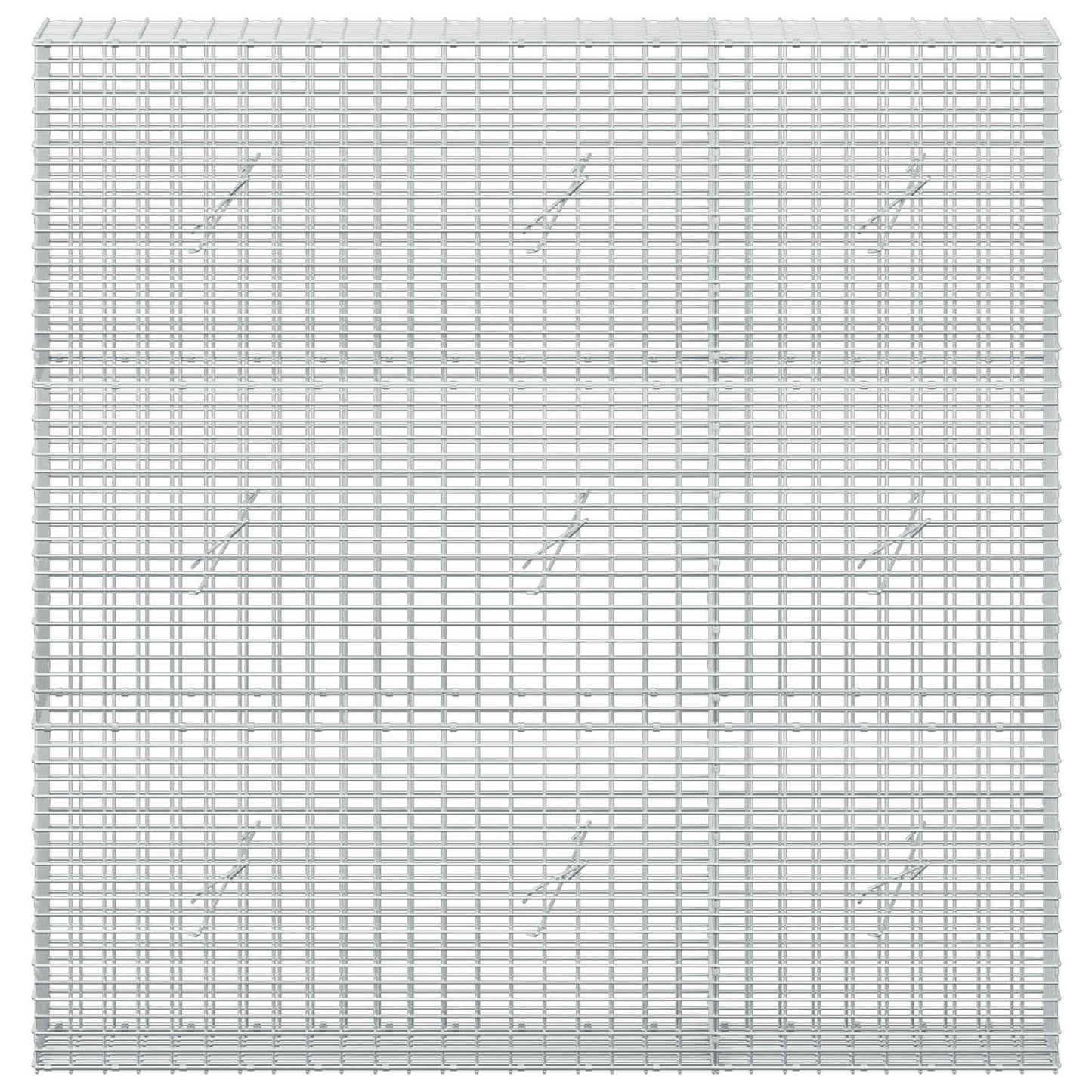 vidaXL Γκαμπιόν με σύρμα 5 mm και πλέγμα 5x2,5 cm 150x20x150 εκ