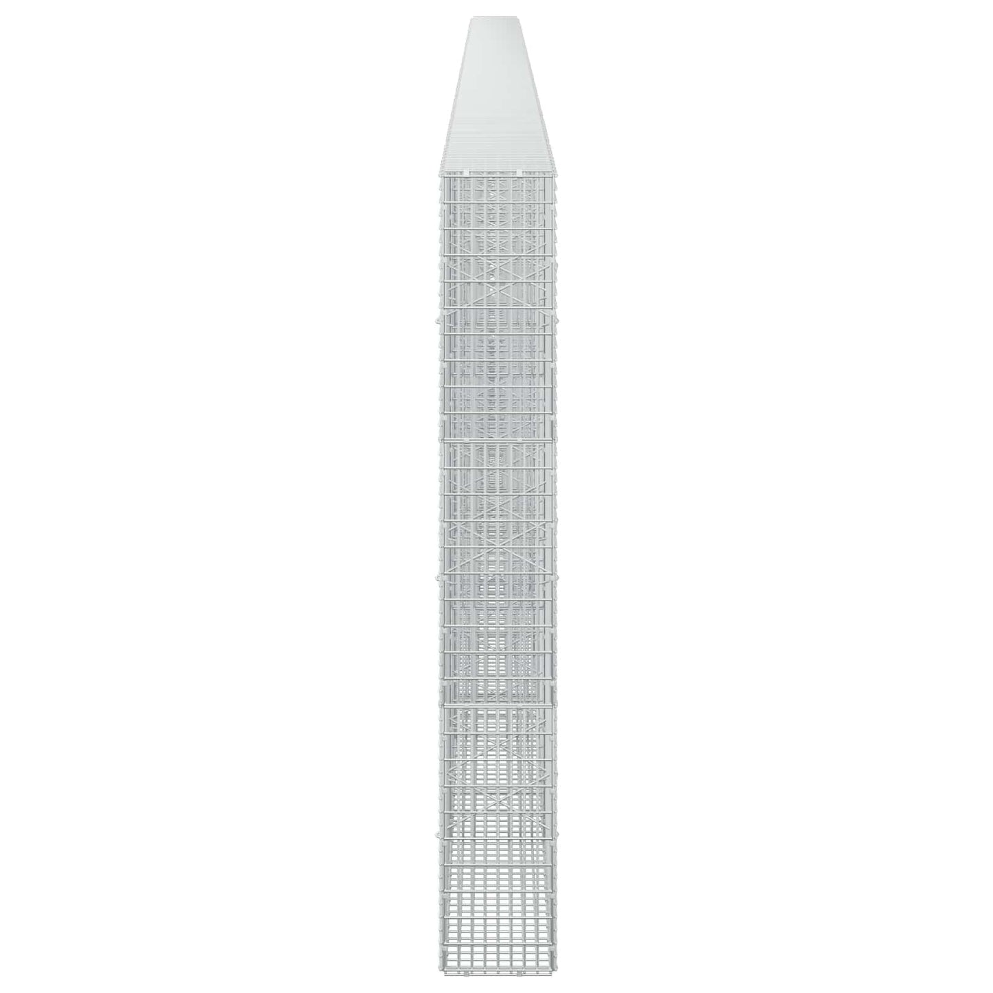 vidaXL Γκαμπιόν με σύρμα 5 mm και πλέγμα 5x2,5 cm 1050x20x150 εκ