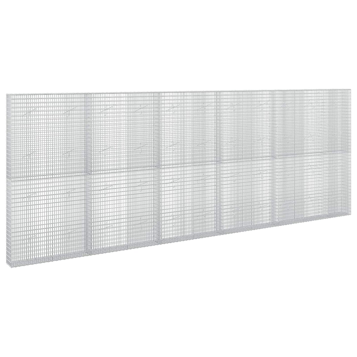 vidaXL Γκαμπιόν με σύρμα 5 mm και πλέγμα 5x2,5 cm 550x20x200 εκ