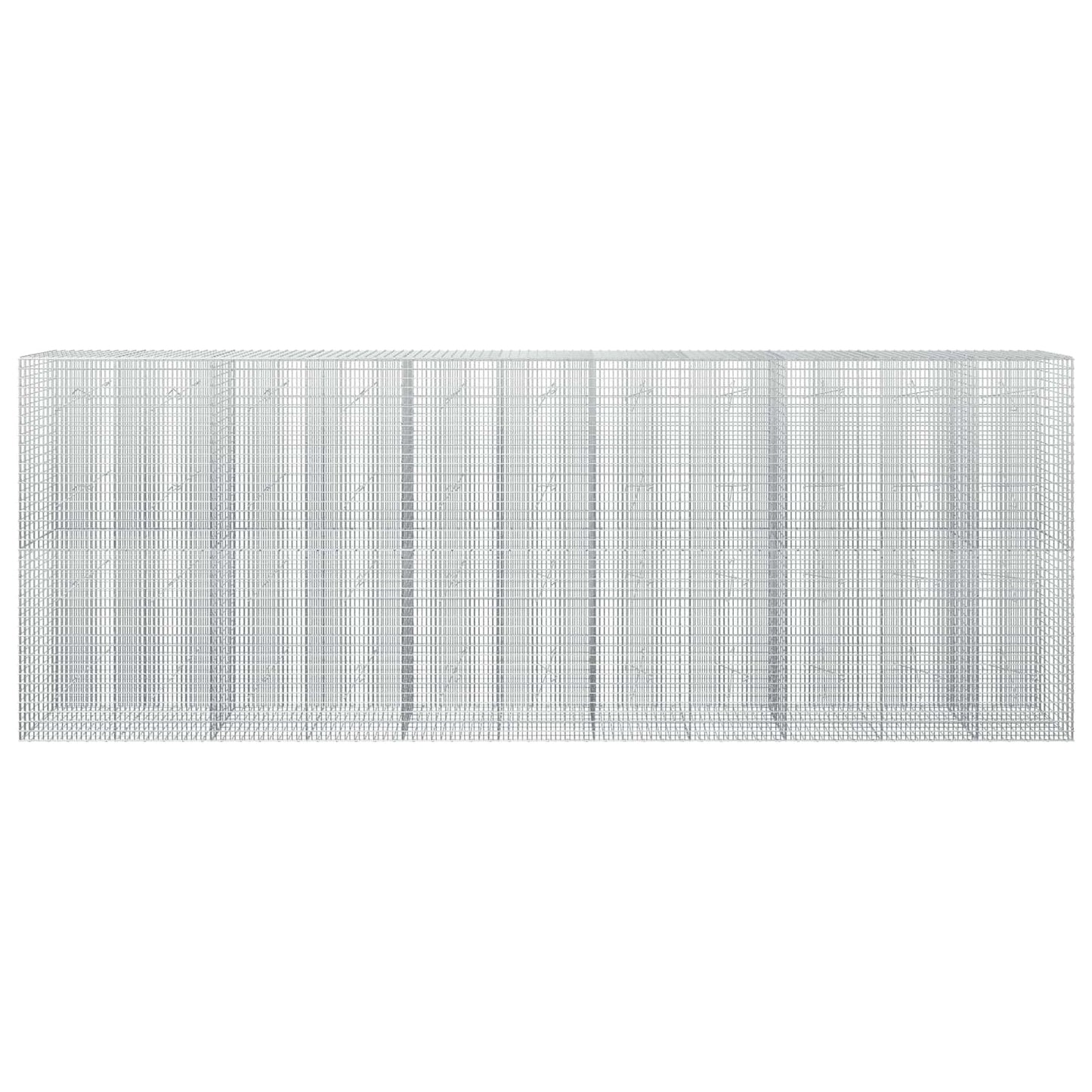 vidaXL Γκαμπιόν με σύρμα 5 mm και πλέγμα 5x2,5 cm 550x20x200 εκ