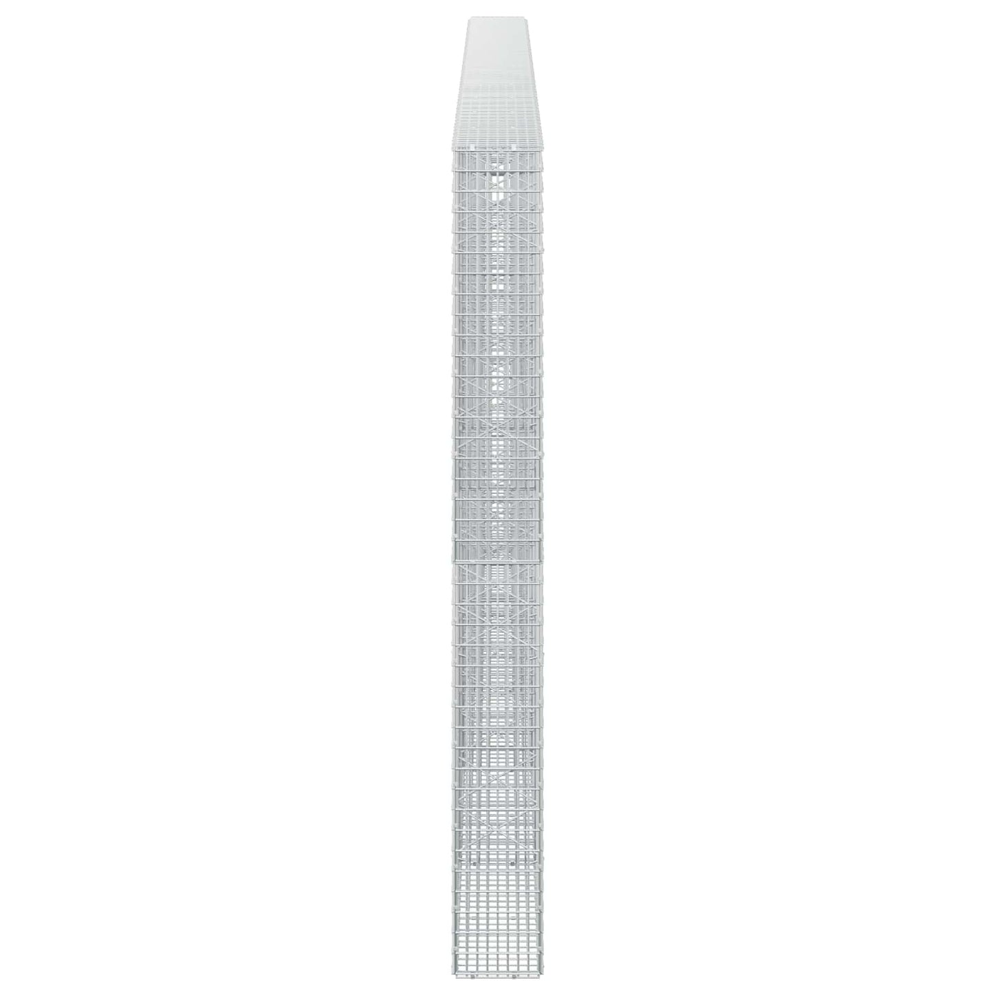 vidaXL Γκαμπιόν με σύρμα 5 mm και πλέγμα 5x2,5 cm 550x20x200 εκ