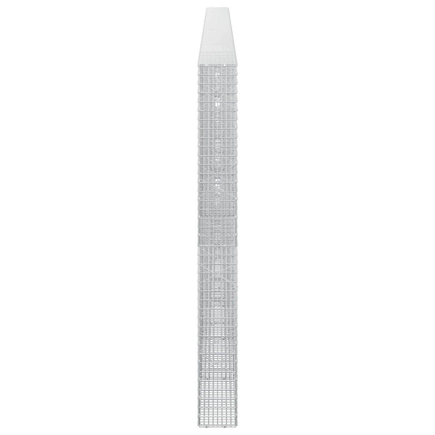 vidaXL Γκαμπιόν με σύρμα 5 mm και πλέγμα 5x2,5 cm 750x20x200 εκ