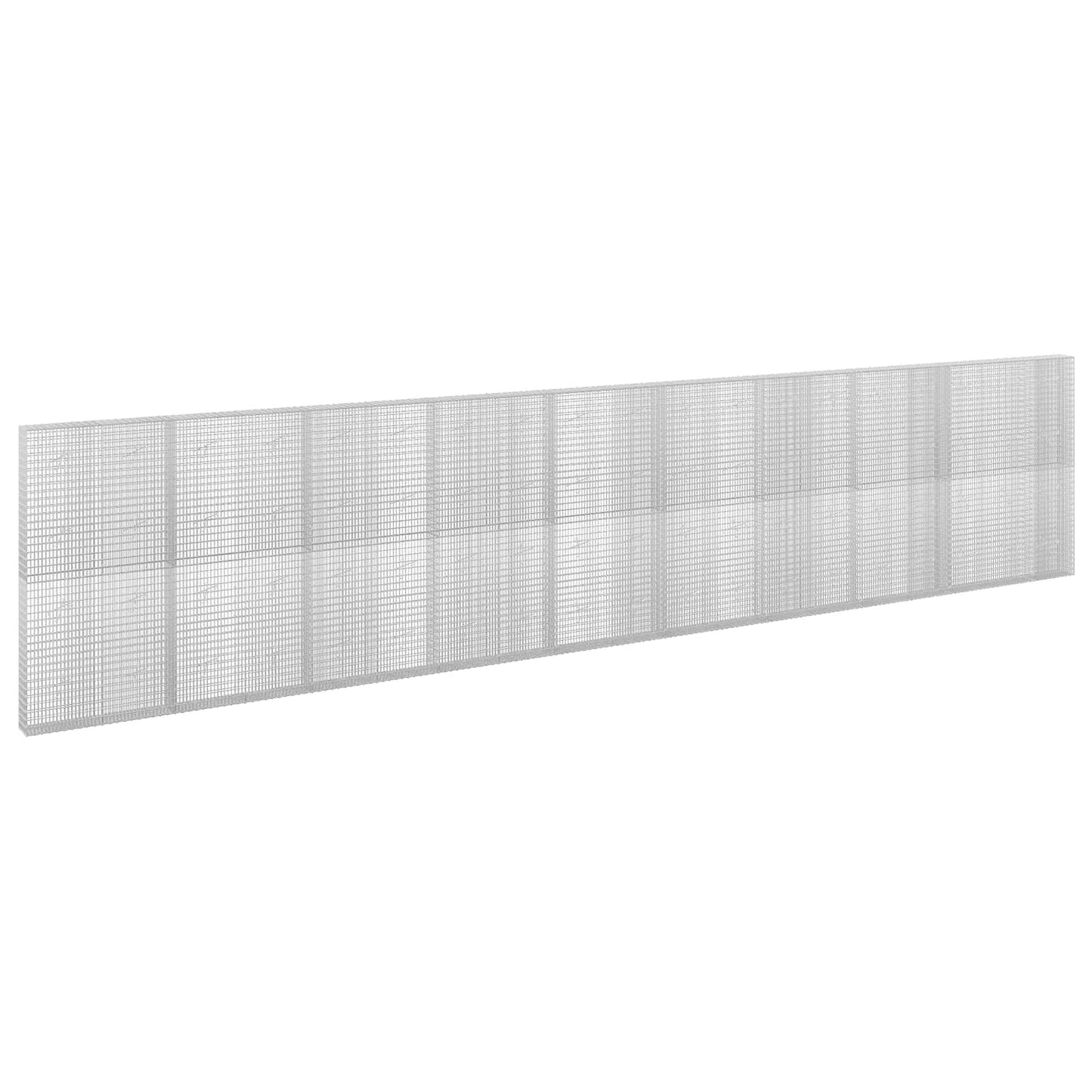 vidaXL Γκαμπιόν με σύρμα 5 mm και πλέγμα 5x2,5 cm 950x20x200 εκ