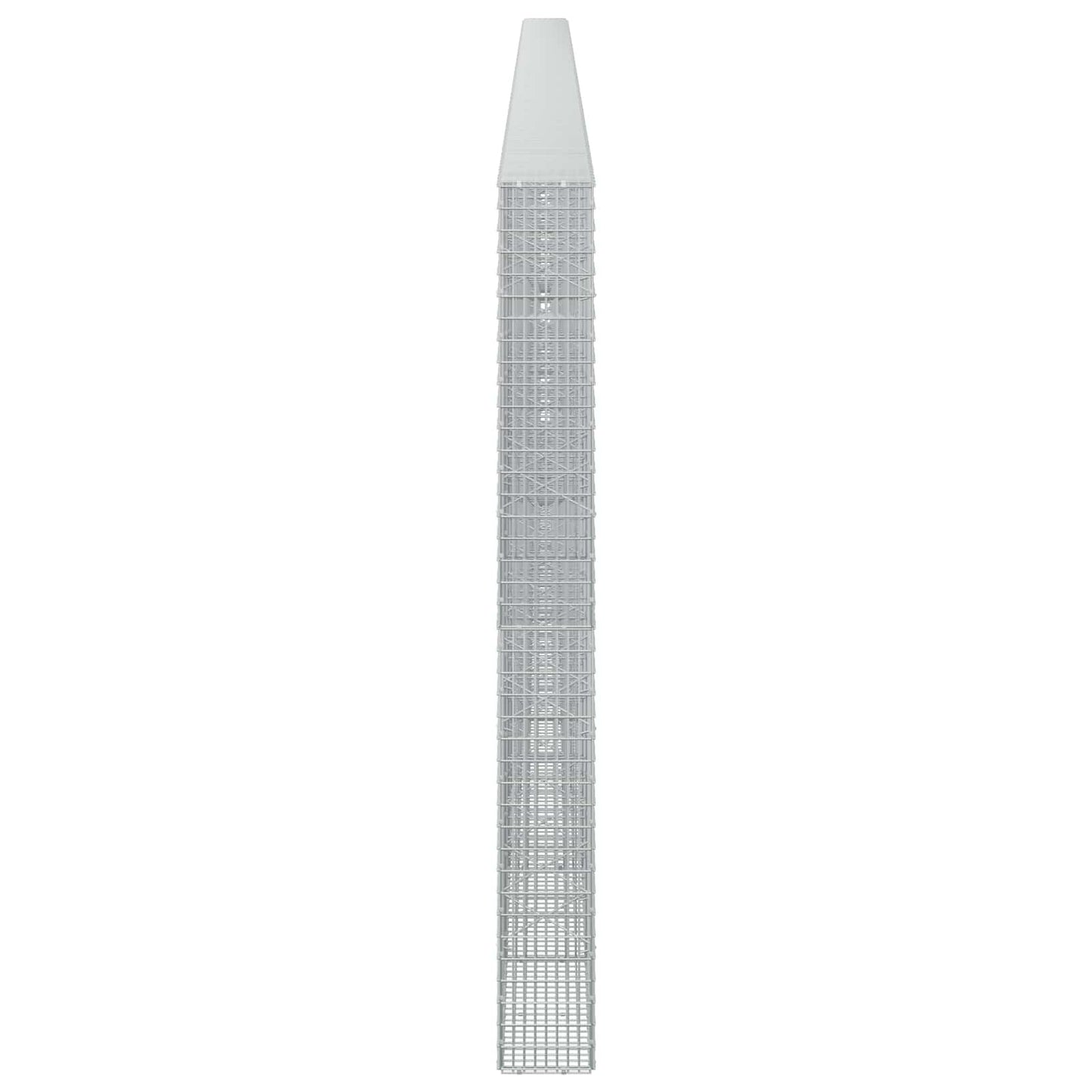 vidaXL Γκαμπιόν με σύρμα 5 mm και πλέγμα 5x2,5 cm 1150x20x200 εκ