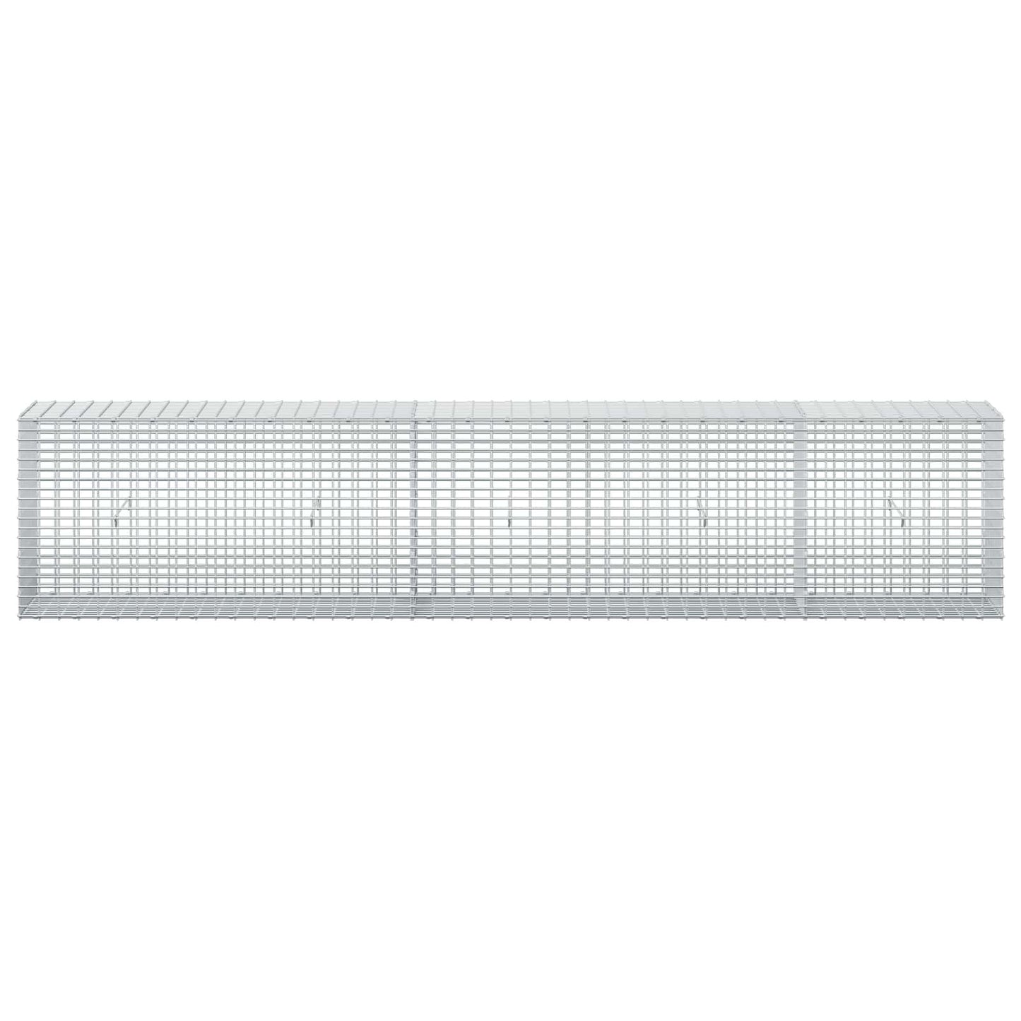 vidaXL Γκαμπιόν με σύρμα 5 mm και πλέγμα 5x2,5 cm 250x30x50 εκ