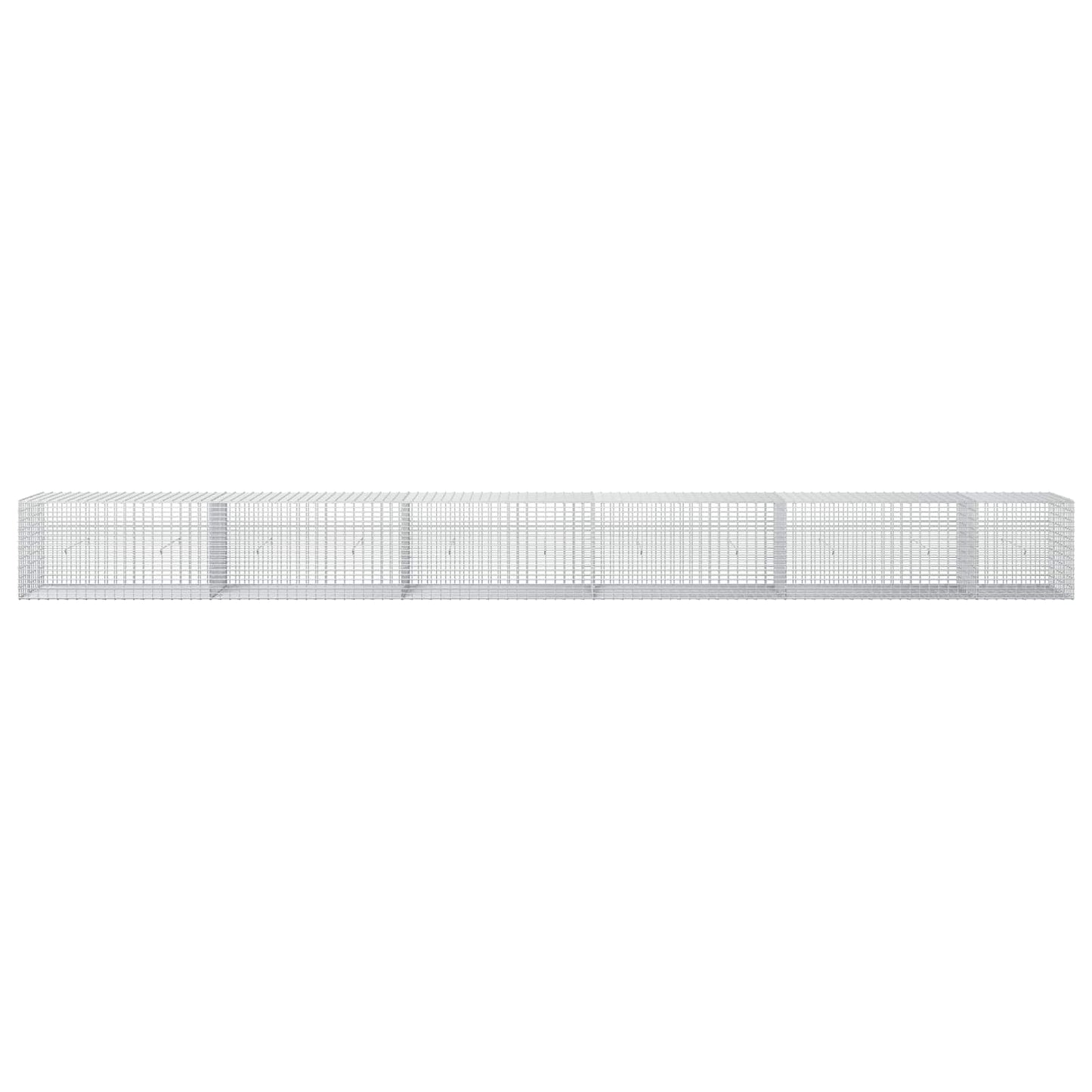 vidaXL Γκαμπιόν με σύρμα 5 mm και πλέγμα 5x2,5 cm 550x30x50 εκ