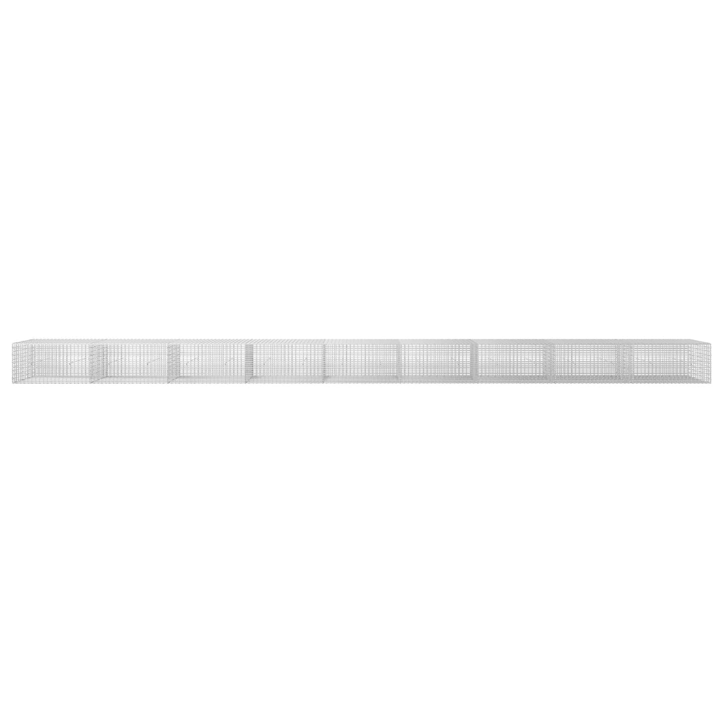 vidaXL Γκαμπιόν με σύρμα 5 mm και πλέγμα 5x2,5 cm 900x30x50 εκ