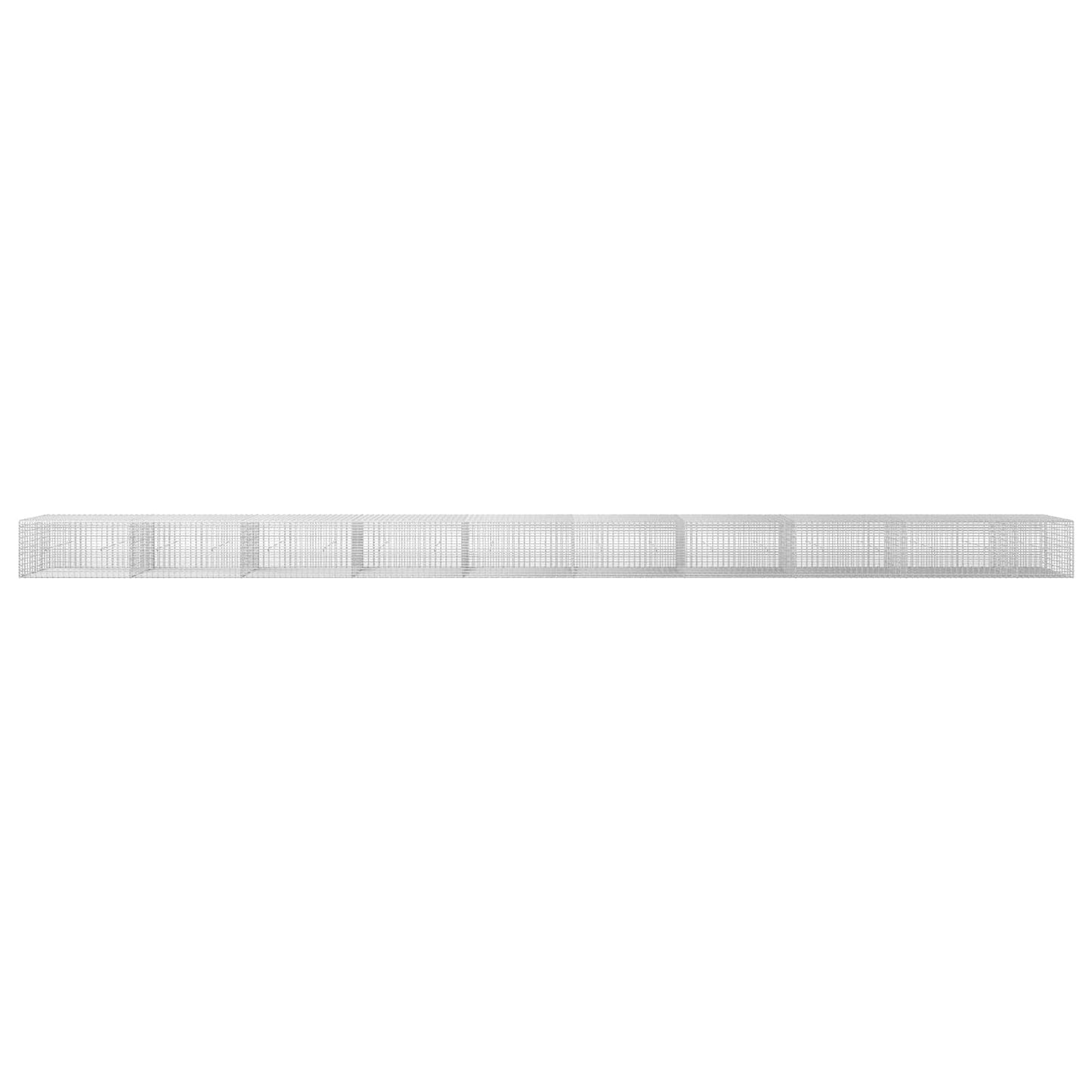 vidaXL Γκαμπιόν με σύρμα 5 mm και πλέγμα 5x2,5 cm 950x30x50 εκ.