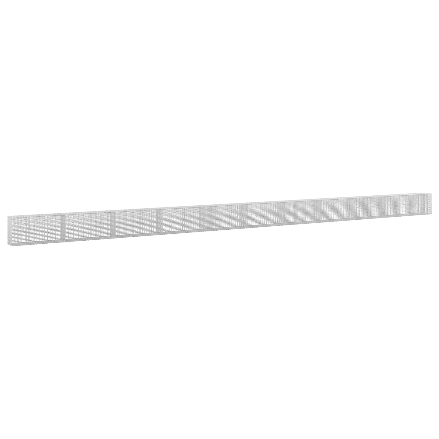 vidaXL Γκαμπιόν με σύρμα 5 mm και πλέγμα 5x2,5 cm 1050x30x50 εκ