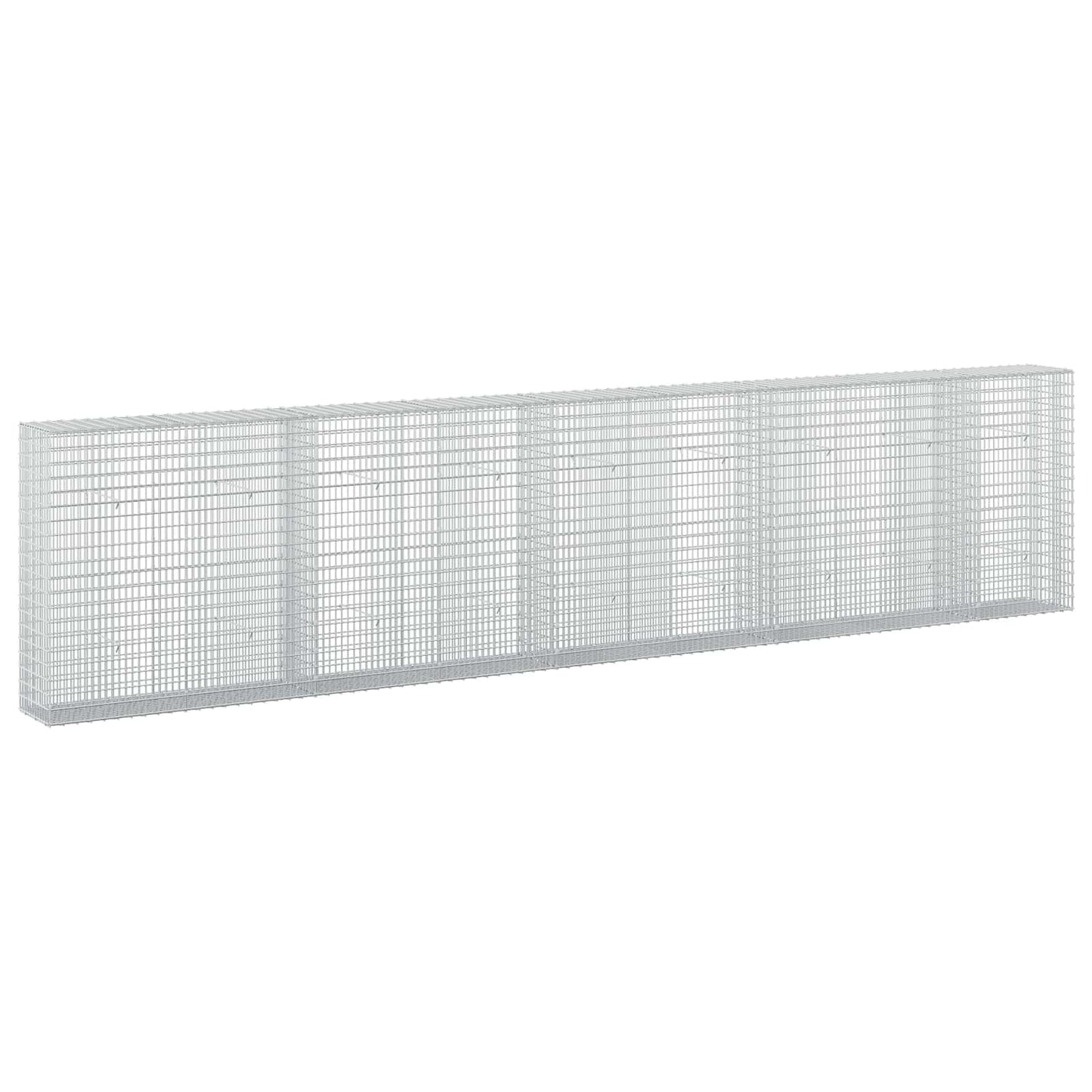 vidaXL Γκαμπιόν με σύρμα 5 mm και πλέγμα 5x2,5 cm 450x30x100 εκ