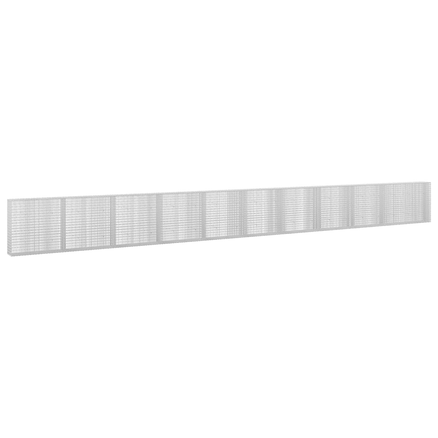vidaXL Γκαμπιόν με σύρμα 5 mm και πλέγμα 5x2,5 cm 1050x30x100 εκ