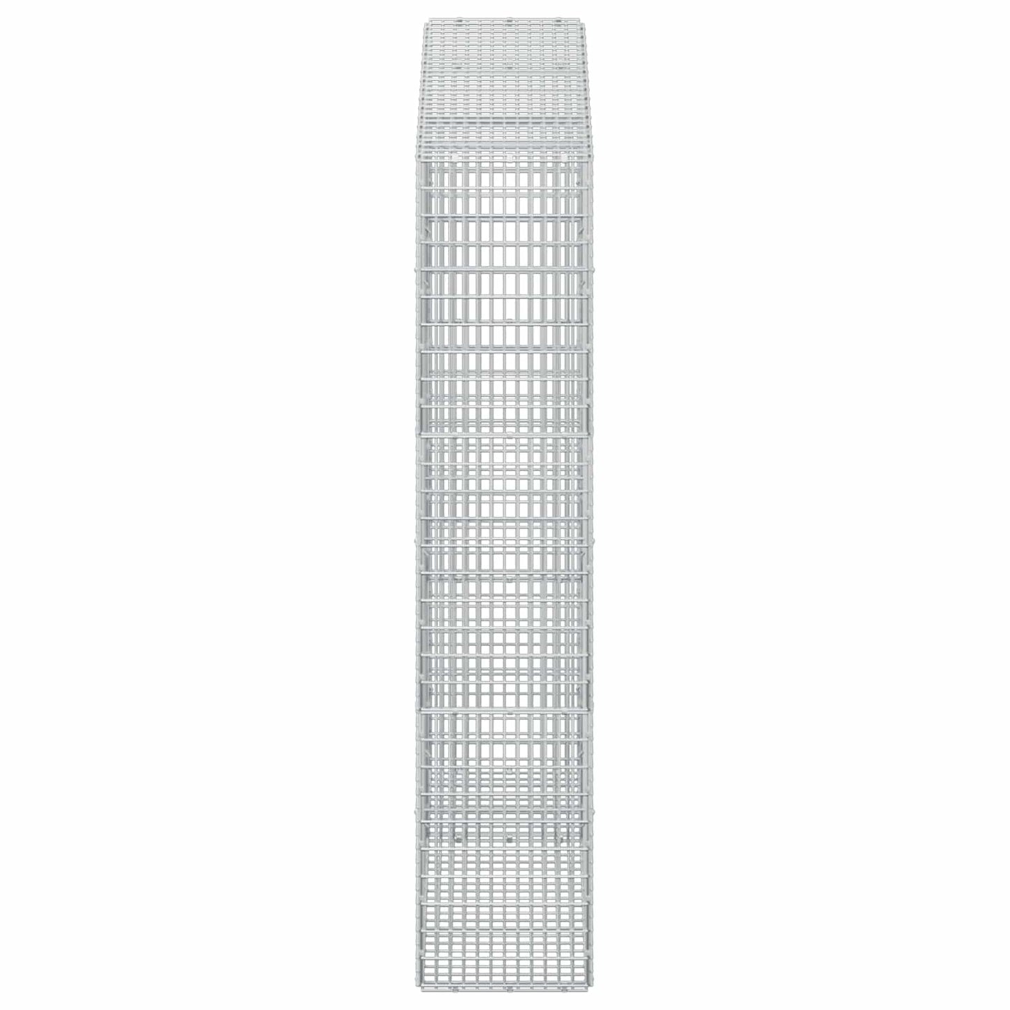 vidaXL Γκαμπιόν με σύρμα 5 mm και πλέγμα 5x2,5 cm 150x30x150 εκ