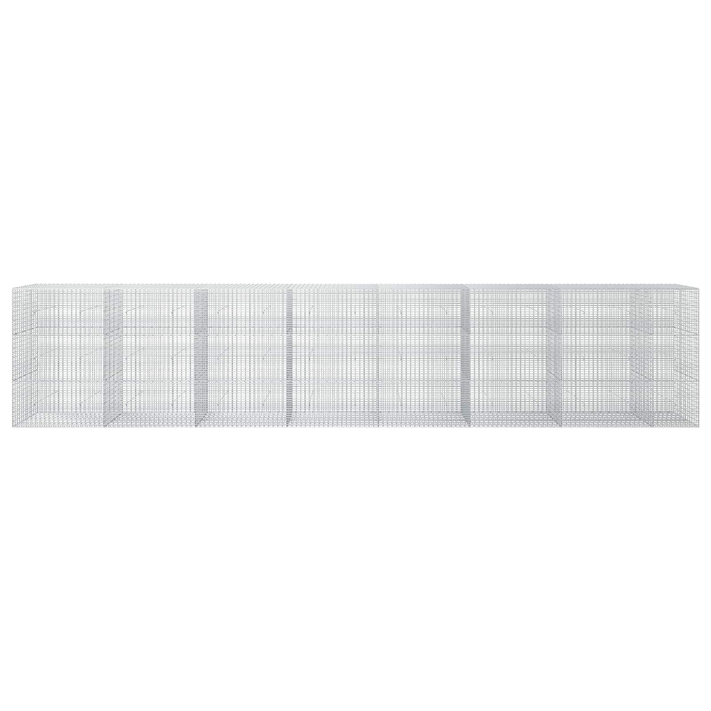 vidaXL Γκαμπιόν με σύρμα 5 mm και πλέγμα 5x2,5 cm 750x30x150 εκ