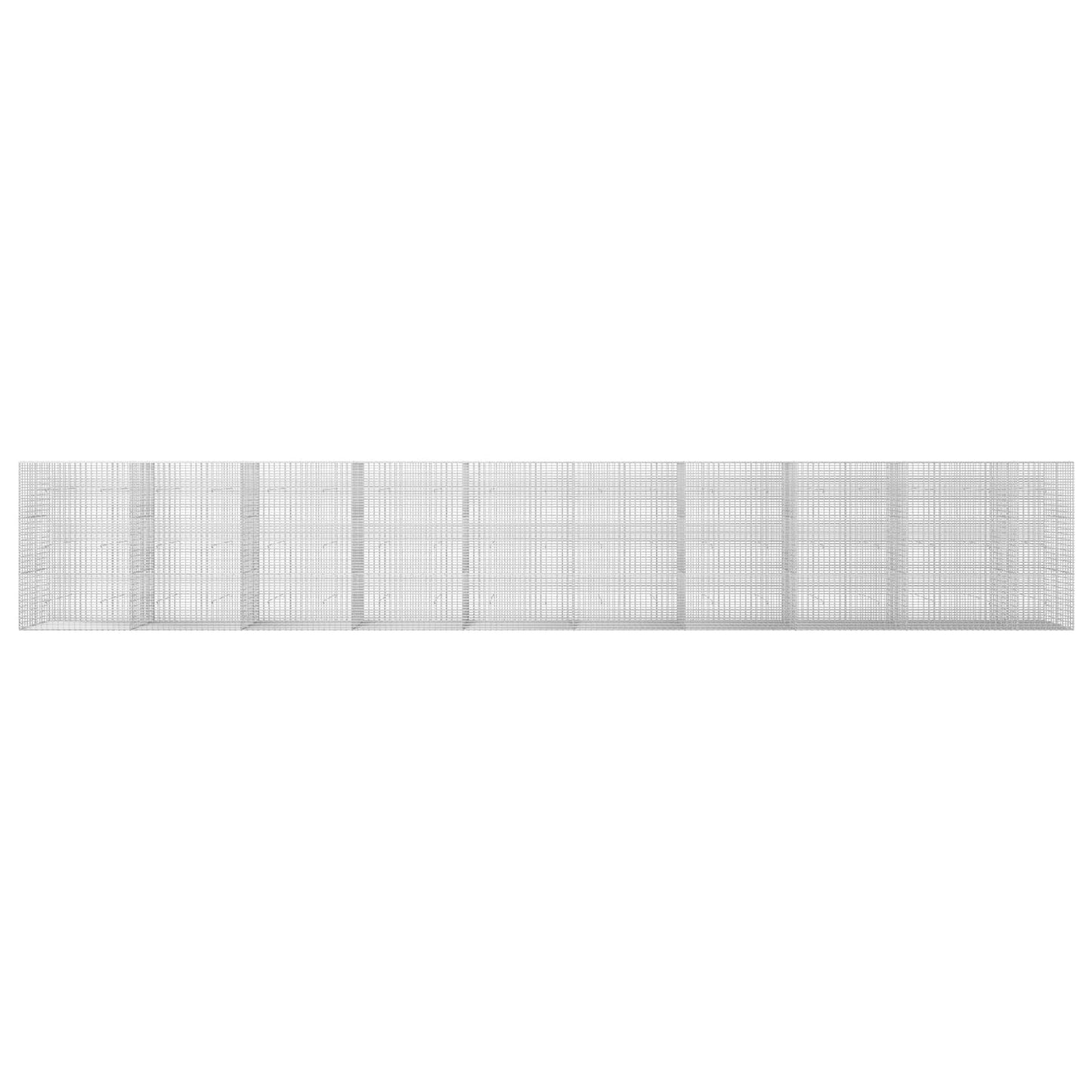 vidaXL Γκαμπιόν με σύρμα 5 mm και πλέγμα 5x2,5 cm 950x30x150 εκ