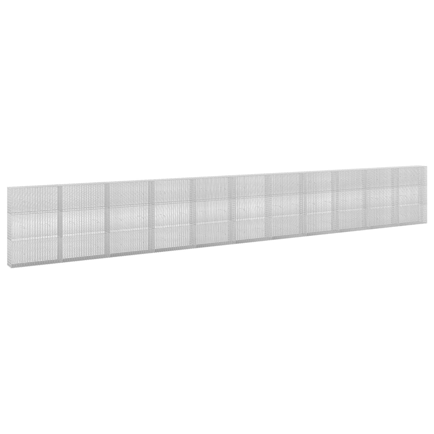 vidaXL Γκαμπιόν με σύρμα 5 mm και πλέγμα 5x2,5 cm 1100x30x150 εκ