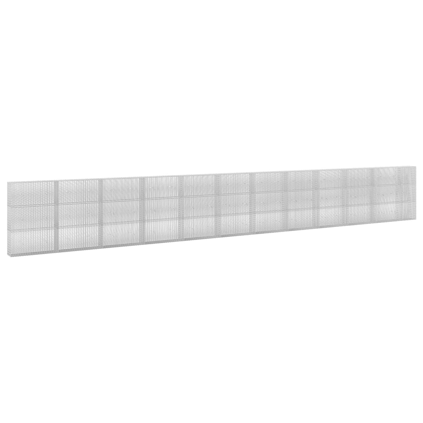 vidaXL Γκαμπιόν με σύρμα 5 mm και πλέγμα 5x2,5 cm 1150x30x150 εκ