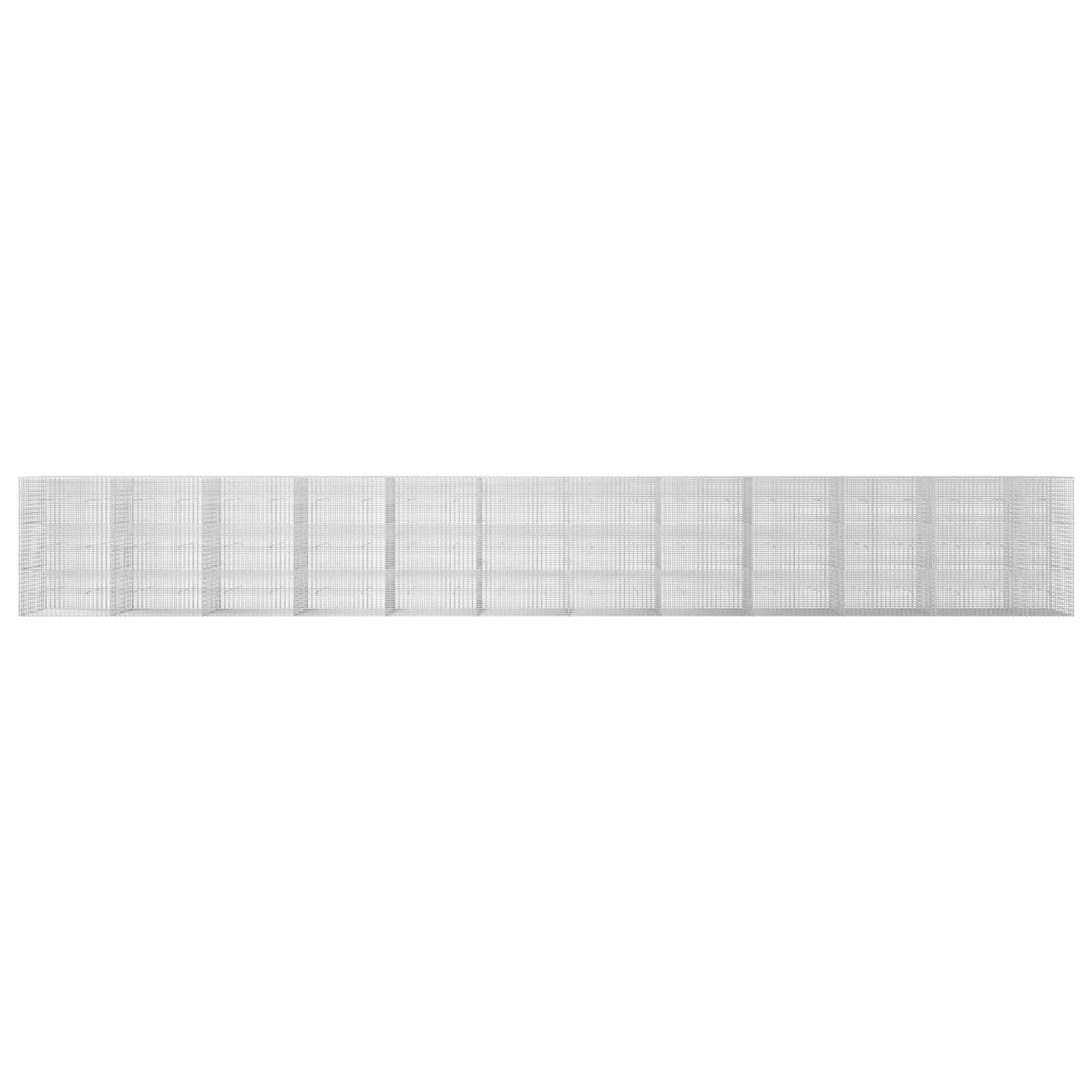 vidaXL Γκαμπιόν με σύρμα 5 mm και πλέγμα 5x2,5 cm 1150x30x150 εκ