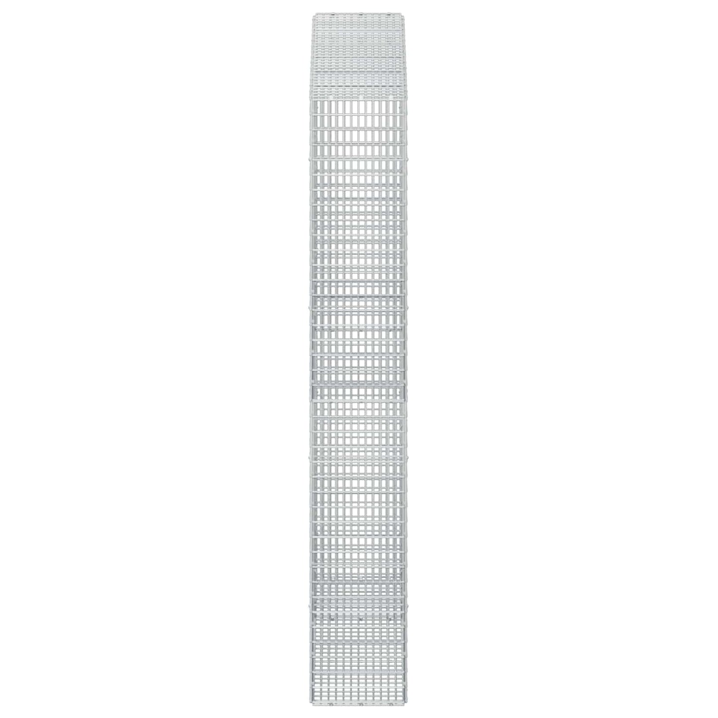 vidaXL Γκαμπιόν με σύρμα 5 mm και πλέγμα 5x2,5 cm 150x30x200 εκ