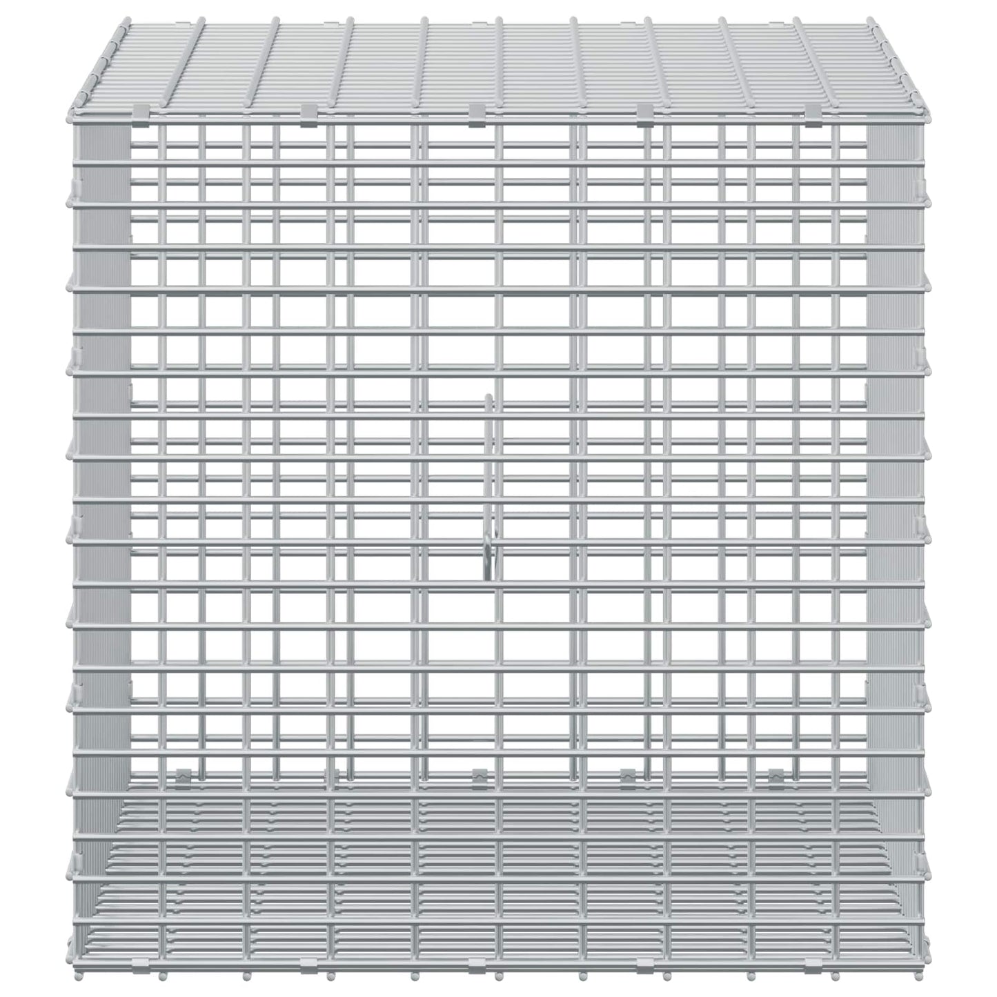 vidaXL Γκαμπιόν με σύρμα 5 mm και πλέγμα 5x2,5 cm 50x50x50 εκ.