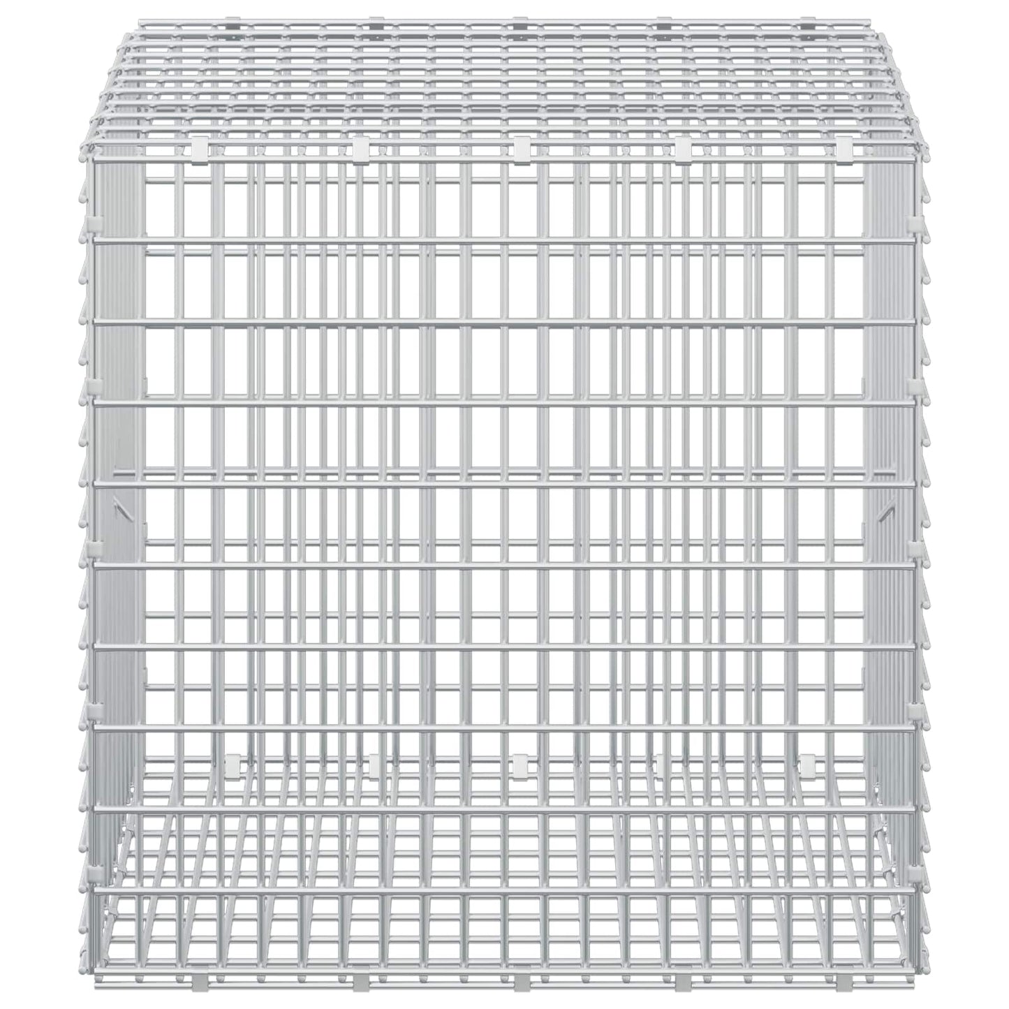 vidaXL Γκαμπιόν με σύρμα 5 mm και πλέγμα 5x2,5 cm 50x50x50 εκ.