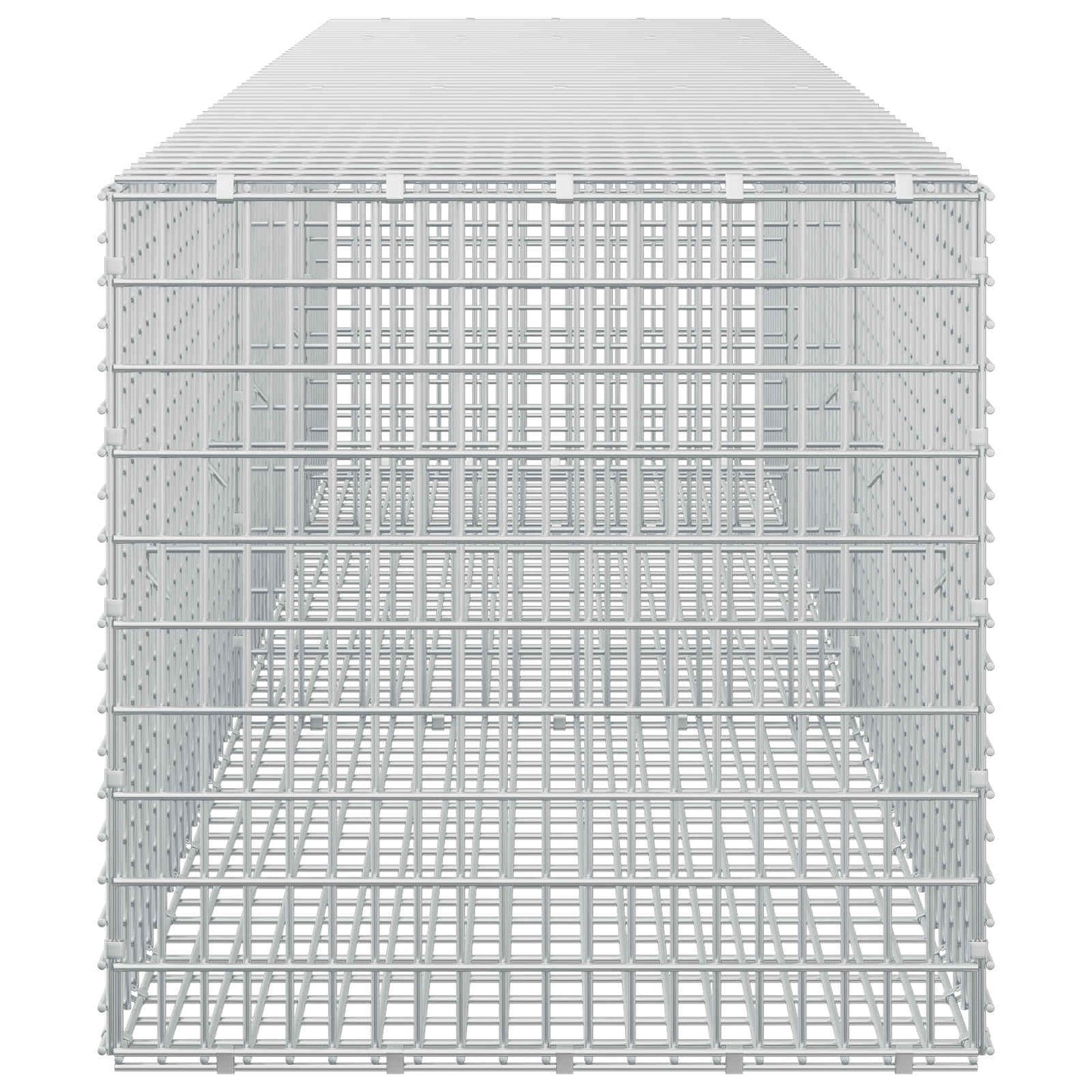 vidaXL Γκαμπιόν με σύρμα 5 mm και πλέγμα 5x2,5 cm 250x50x50 εκ
