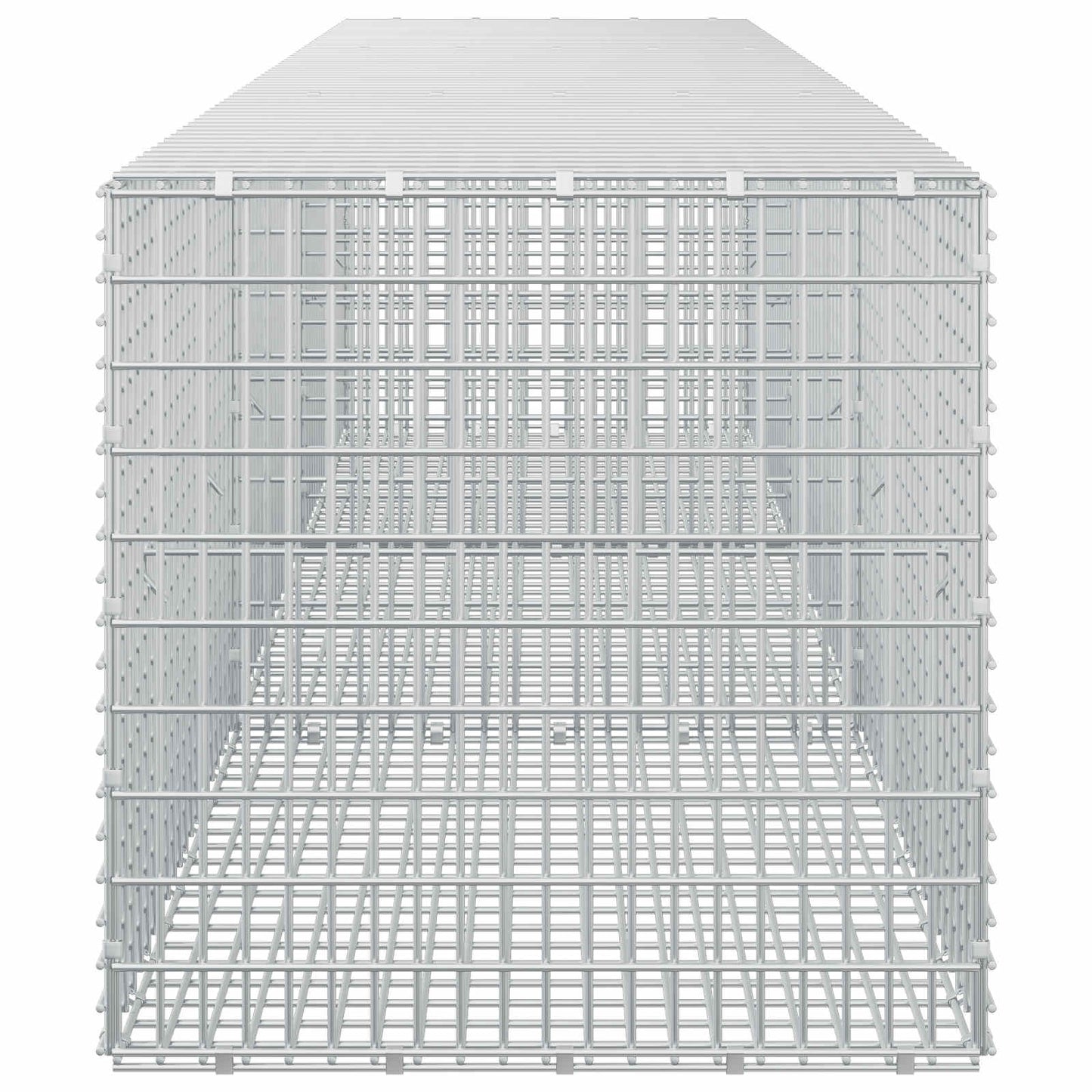 vidaXL Γκαμπιόν με σύρμα 5 mm και πλέγμα 5x2,5 cm 300x50x50 εκ