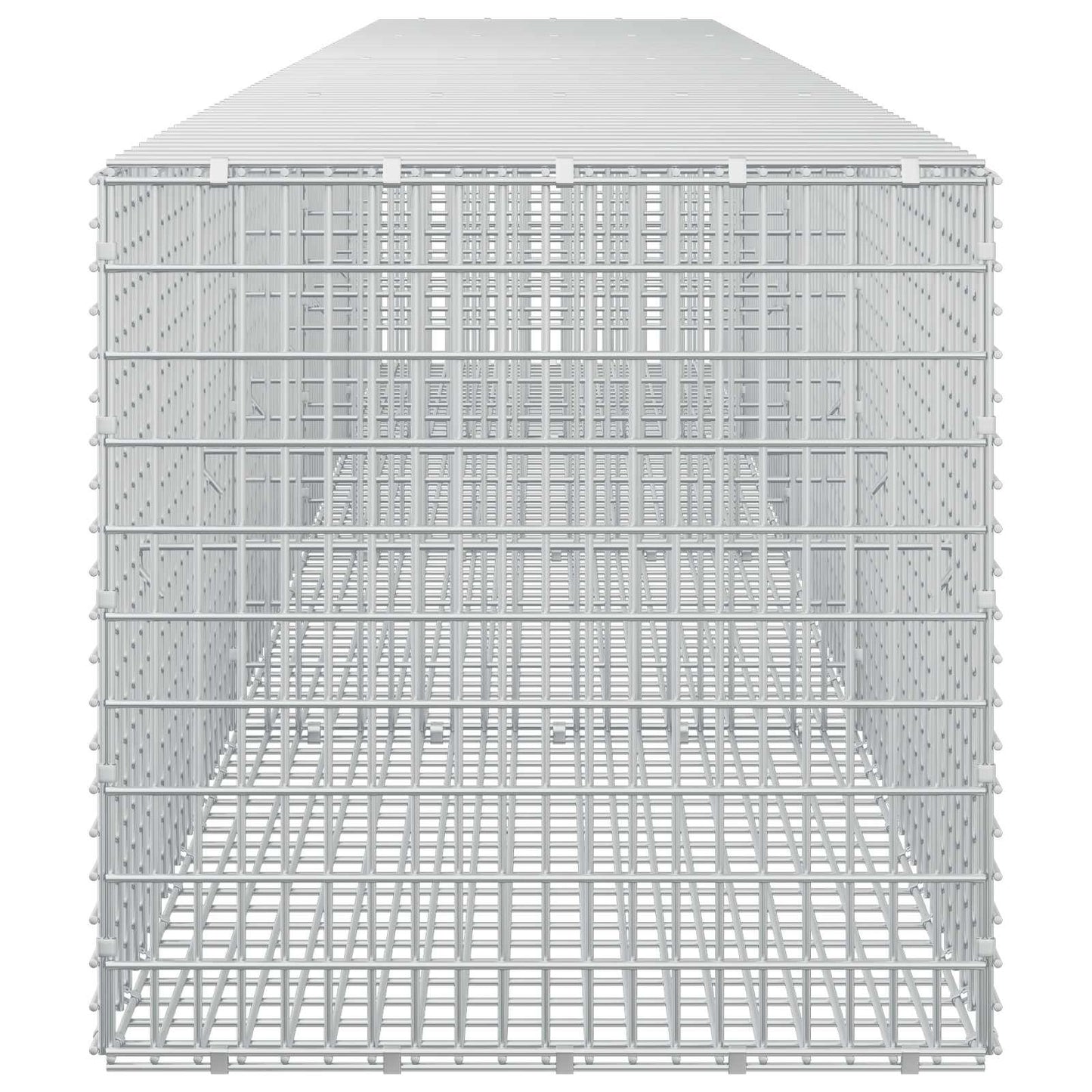 vidaXL Γκαμπιόν με σύρμα 5 mm και πλέγμα 5x2,5 cm 400x50x50 εκ