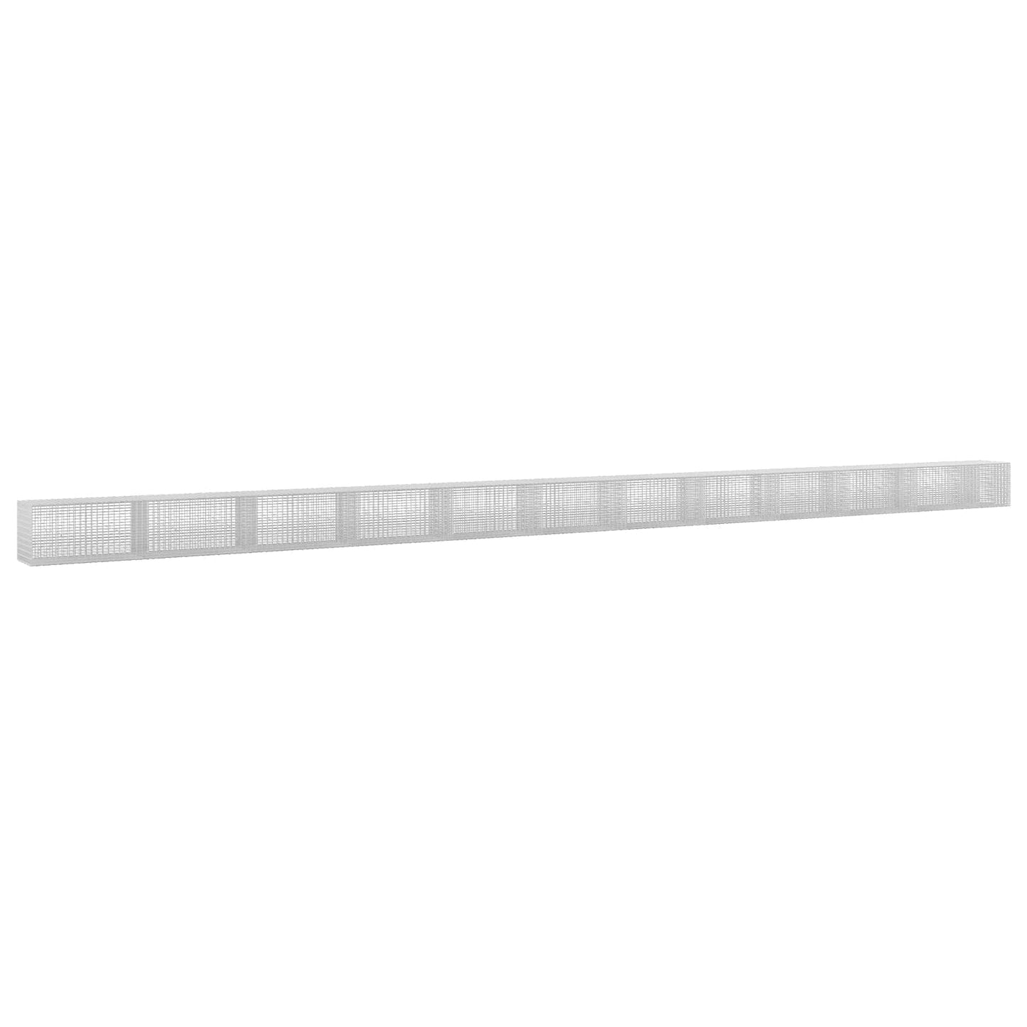 vidaXL Γκαμπιόν με σύρμα 5 mm και πλέγμα 5x2,5 cm 1150x50x50 εκ