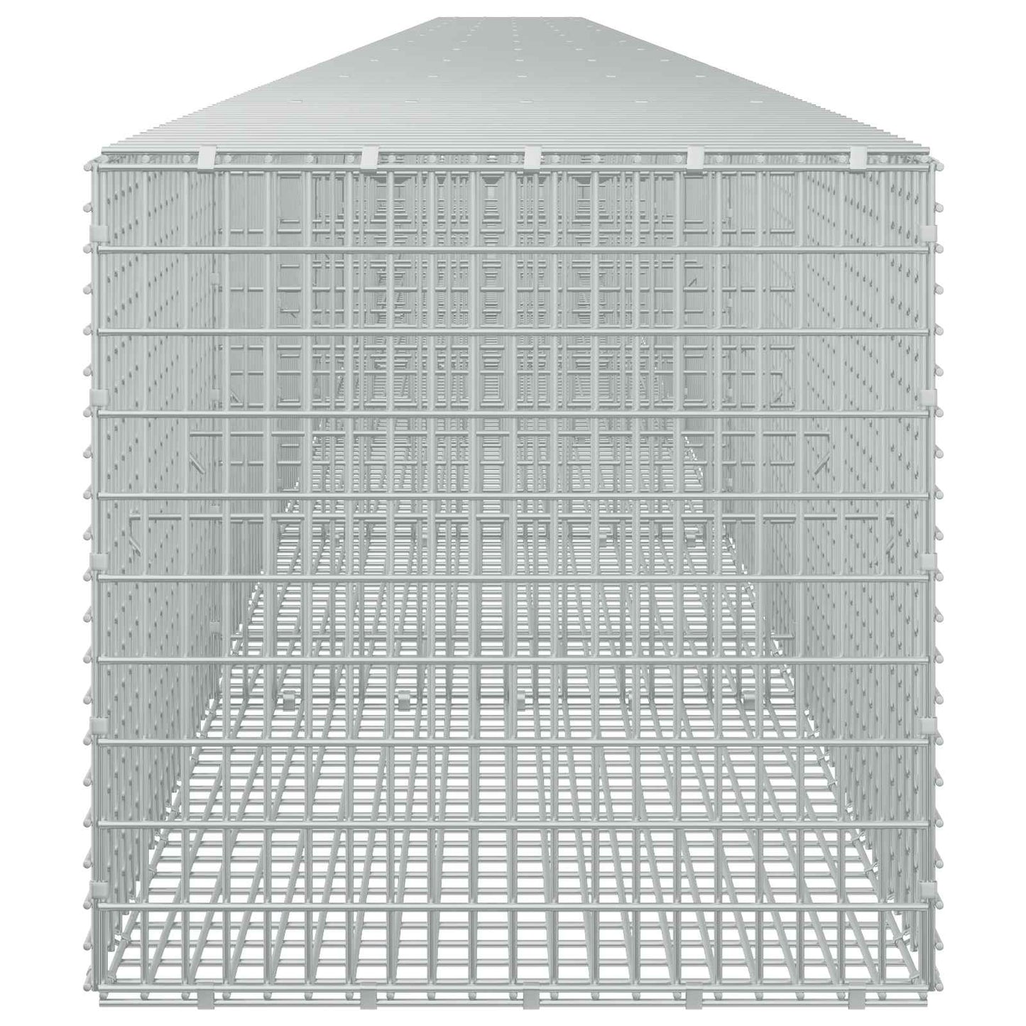 vidaXL Γκαμπιόν με σύρμα 5 mm και πλέγμα 5x2,5 cm 1150x50x50 εκ