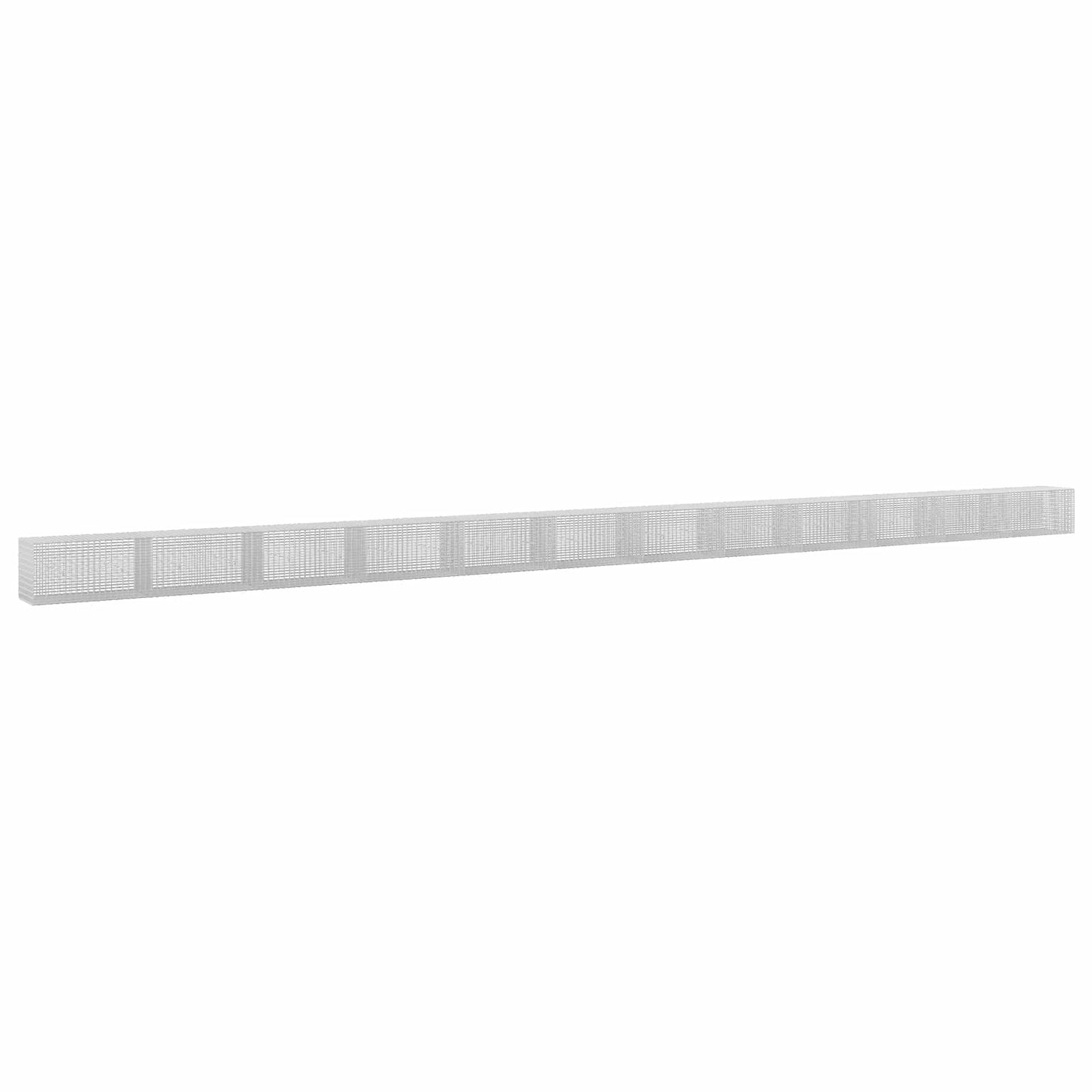 vidaXL Γκαμπιόν με σύρμα 5 mm και πλέγμα 5x2,5 cm 1200x50x50 εκ