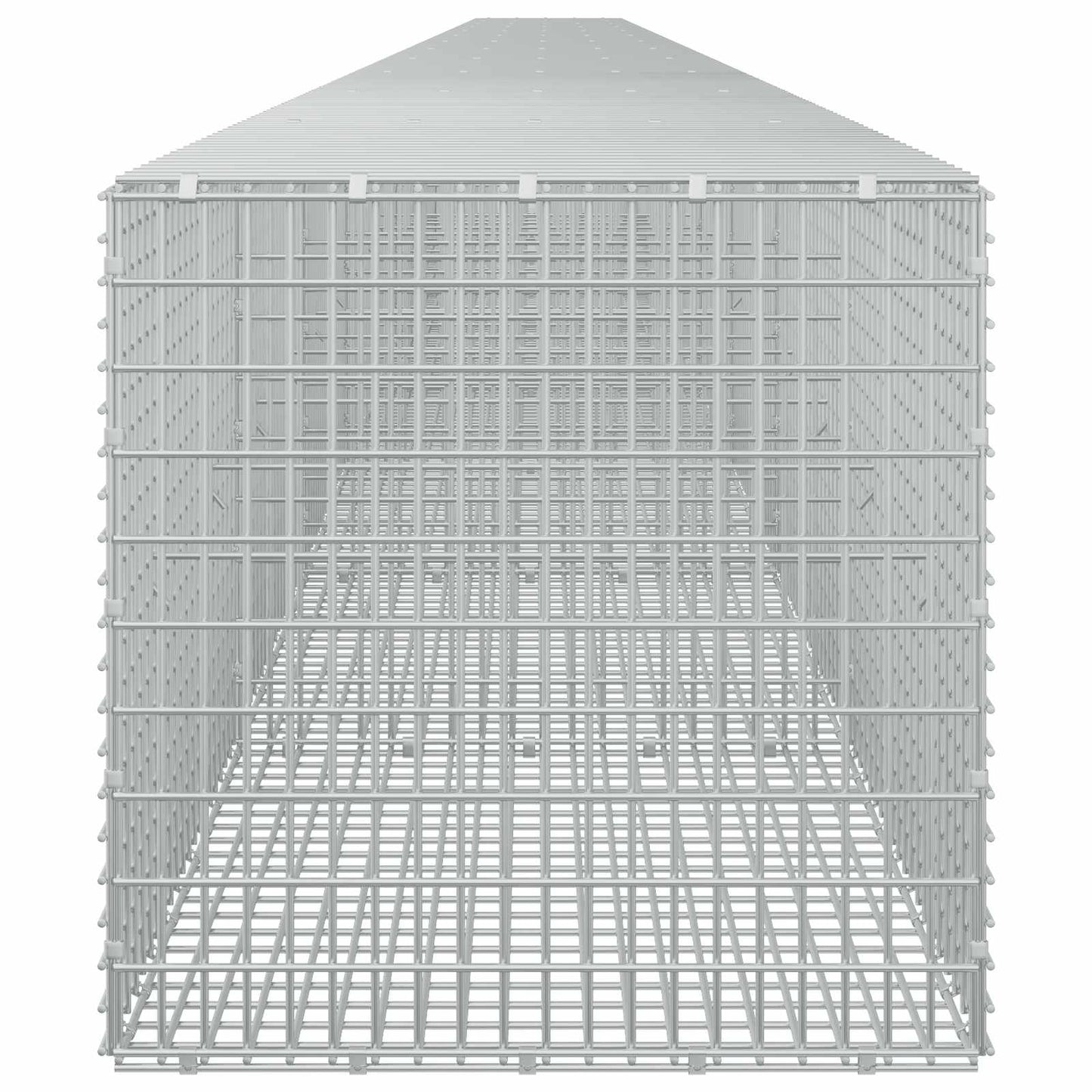 vidaXL Γκαμπιόν με σύρμα 5 mm και πλέγμα 5x2,5 cm 1200x50x50 εκ