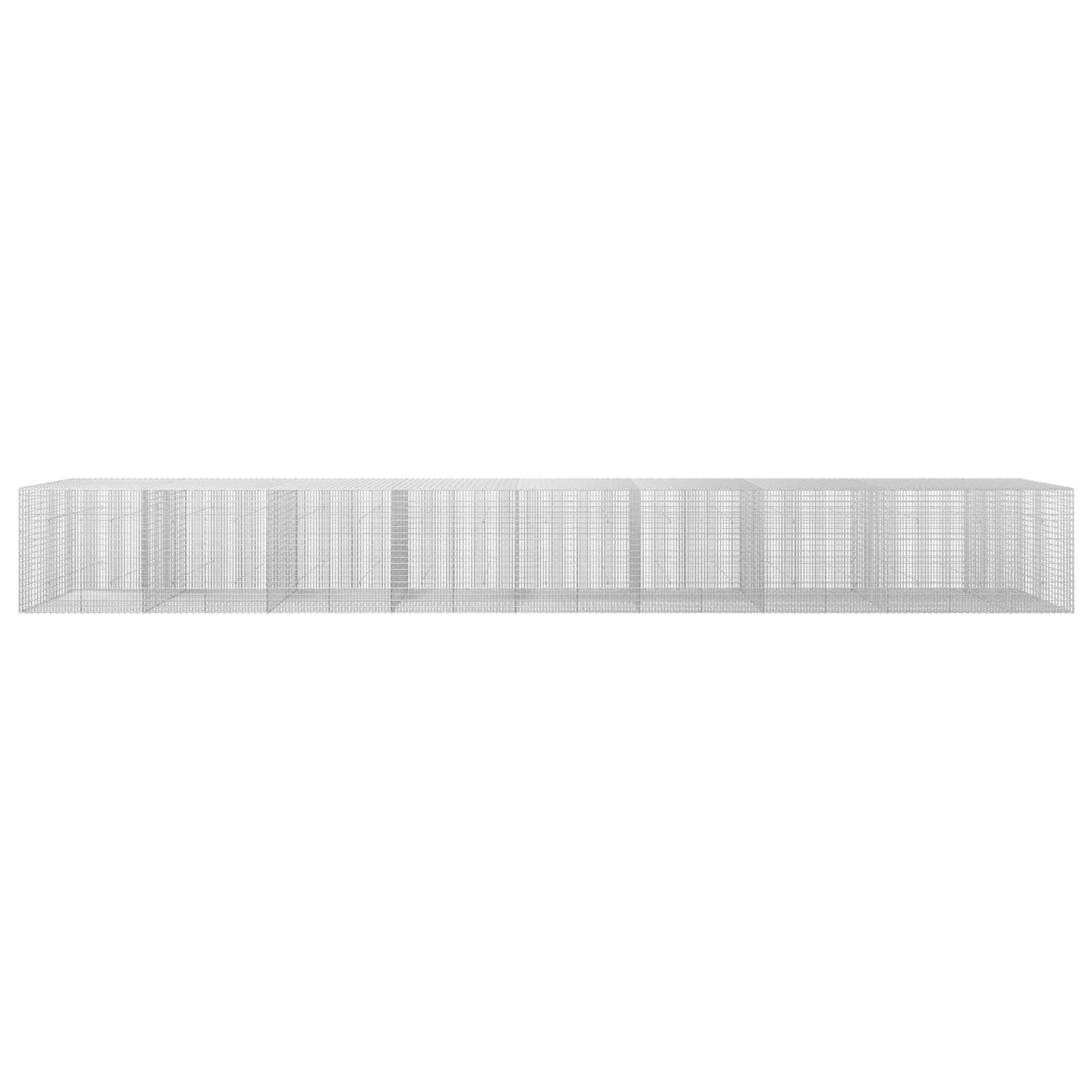 vidaXL Γκαμπιόν με σύρμα 5 mm και πλέγμα 5x2,5 cm 850x50x100 εκ