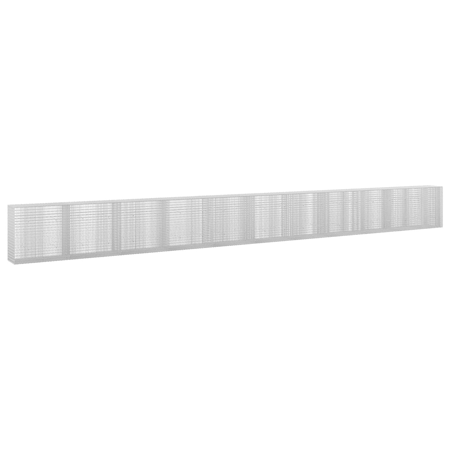 vidaXL Γκαμπιόν με σύρμα 5 mm και πλέγμα 5x2,5 cm 1050x50x100 εκ