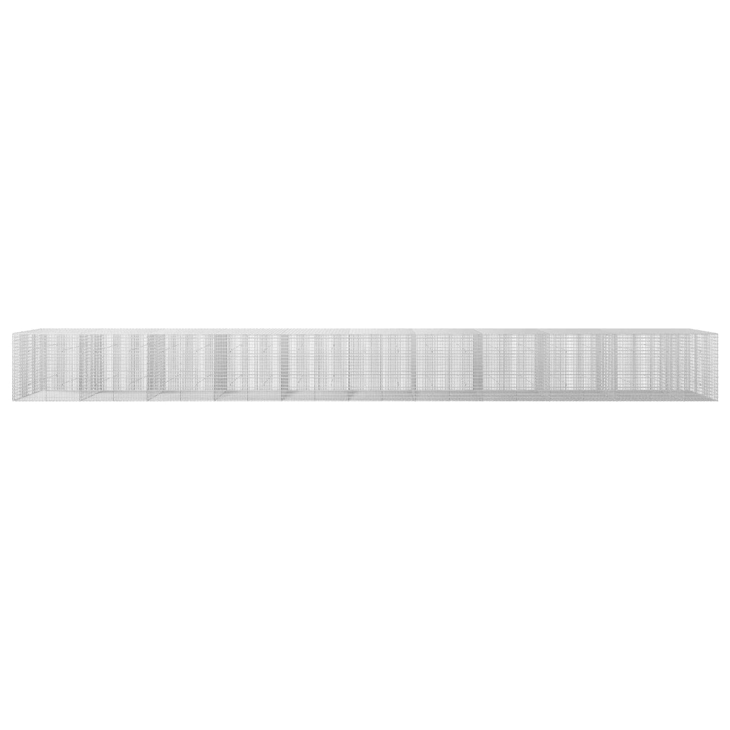 vidaXL Γκαμπιόν με σύρμα 5 mm και πλέγμα 5x2,5 cm 1050x50x100 εκ