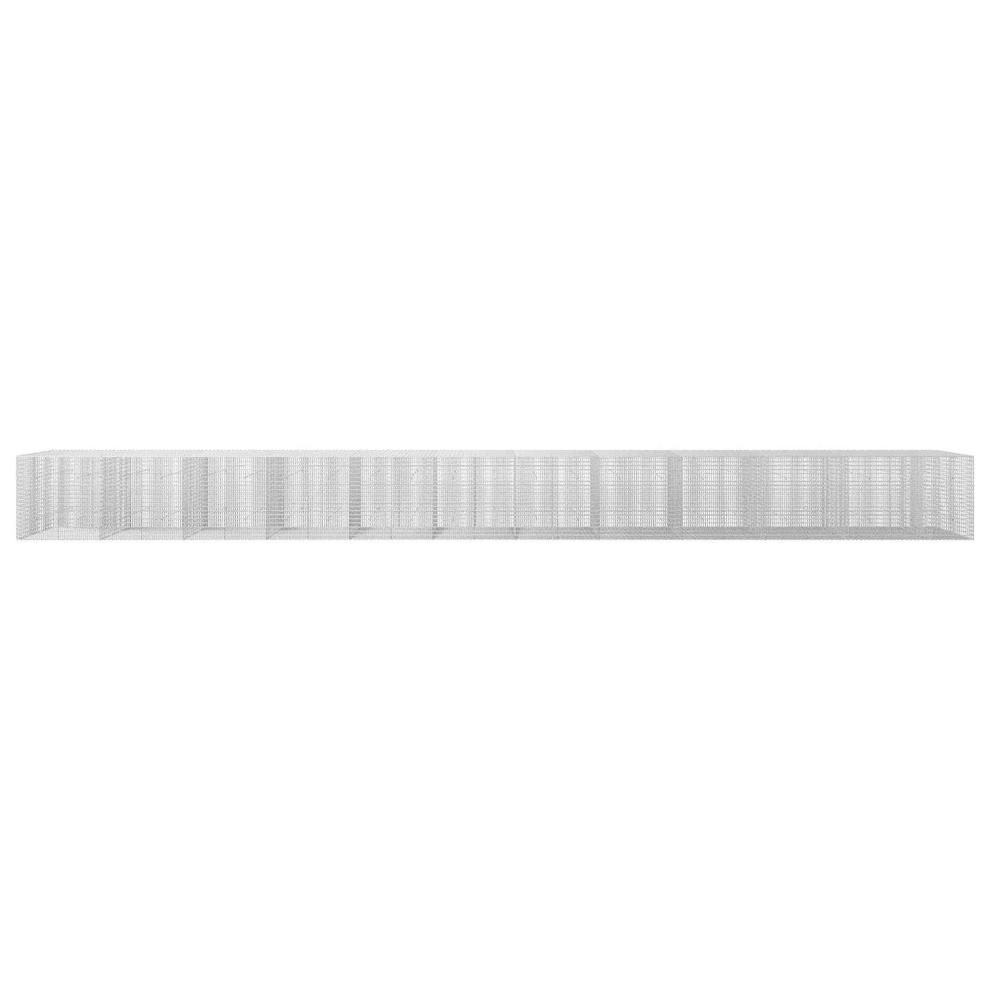 vidaXL Γκαμπιόν με σύρμα 5 mm και πλέγμα 5x2,5 cm 1150x50x100 εκ